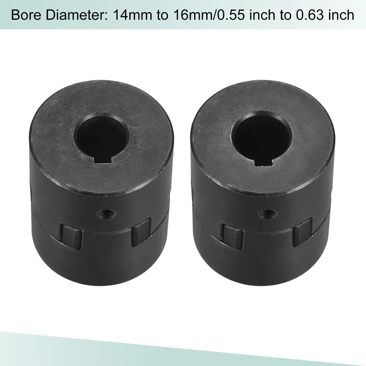 sourcing map Flexibel Kupplung Welle 14mm bis 16mm Motor Kupplungsgelenk 54mmx44.5mm