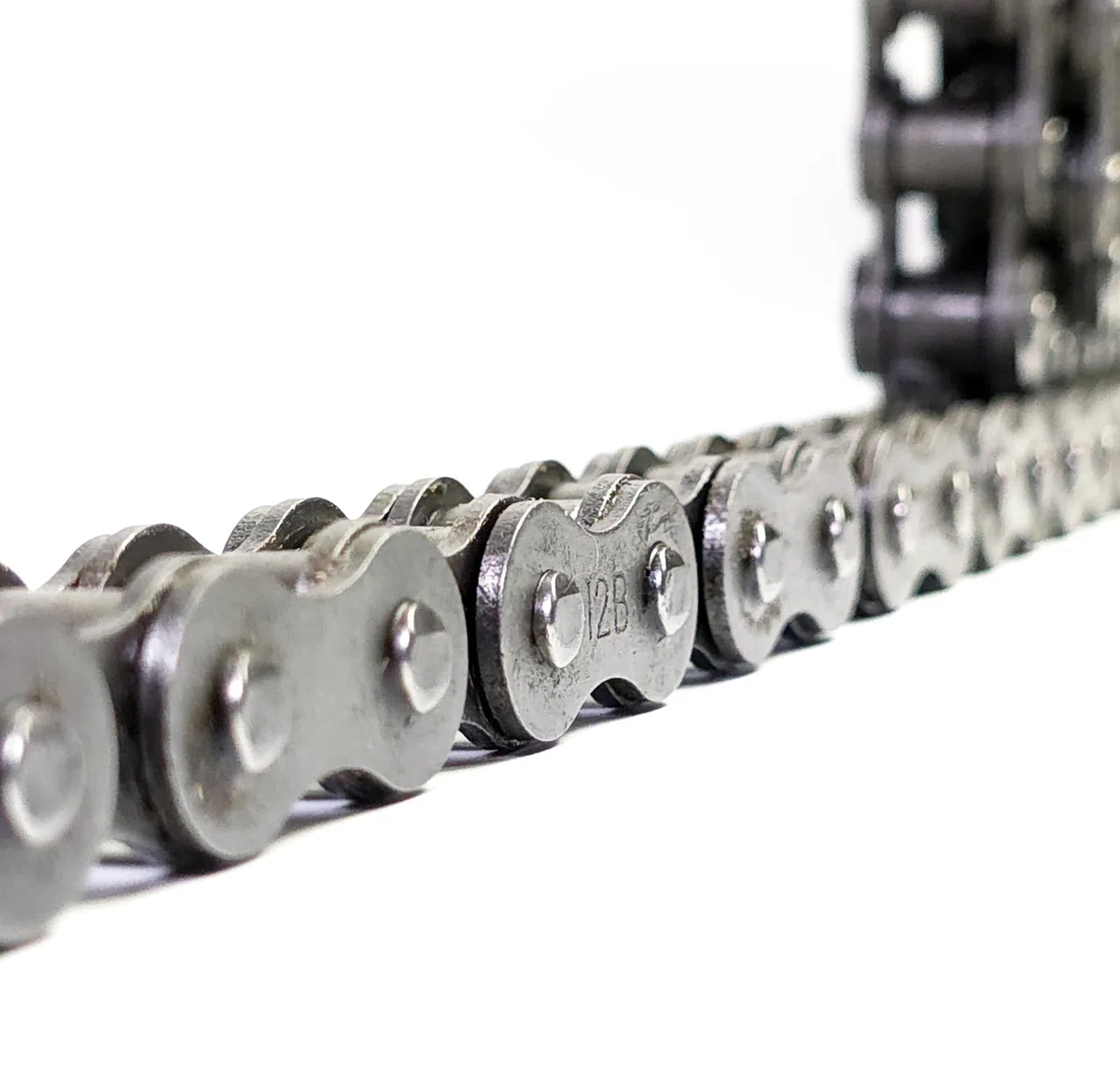 Rollenkette 12B-1 einfach 3/4 Zoll - 3 Meter - Ozdowski - Verstärkte Getriebekette für Kraftübertragung - Industriestahl DIN ISO 606 - inkl. Verschlussglied