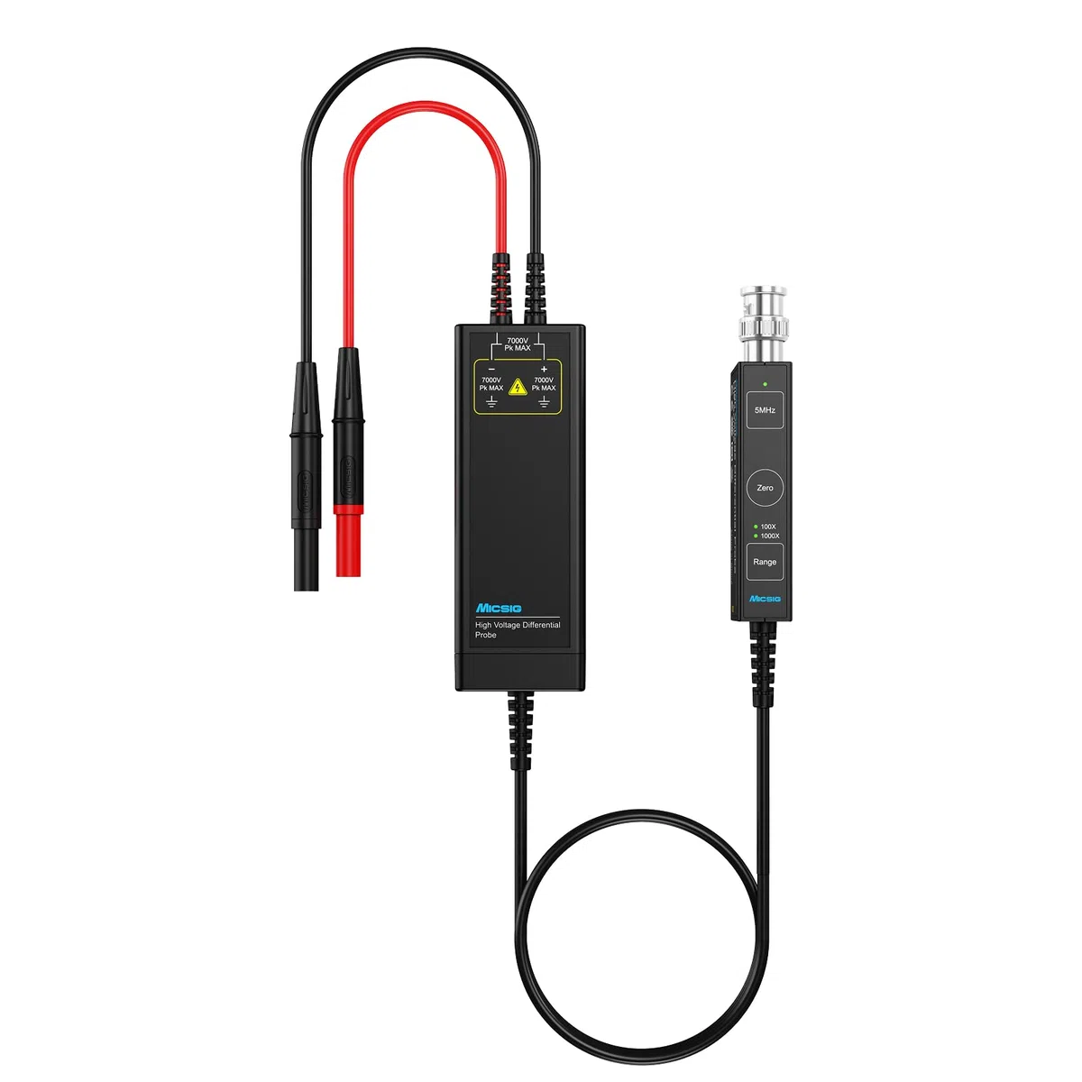 Micsig High Voltage Differential Probe DP Series oscilloscopes Probe 100Mhz/150Mhz/200Mhz oscilloscopes Probe DP1500/DP700/DP3000/DP7000/DP701/DP1501/DP3001/DP702/DP1502/DP3002(DP700 100Mhz)