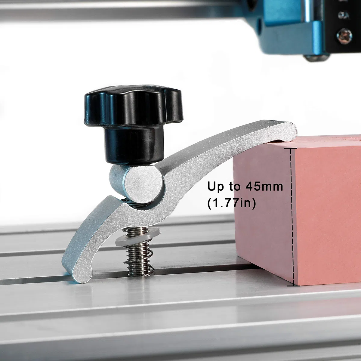 Genmitsu 2 Stück T-Track Mini-Halteklammer, CNC-Fräsklemme für Holz- und Metallbearbeitung, kompatibel mit 3018-PRO/3018-MX3/3018-PROVer/PROVerXL 6050 Plus