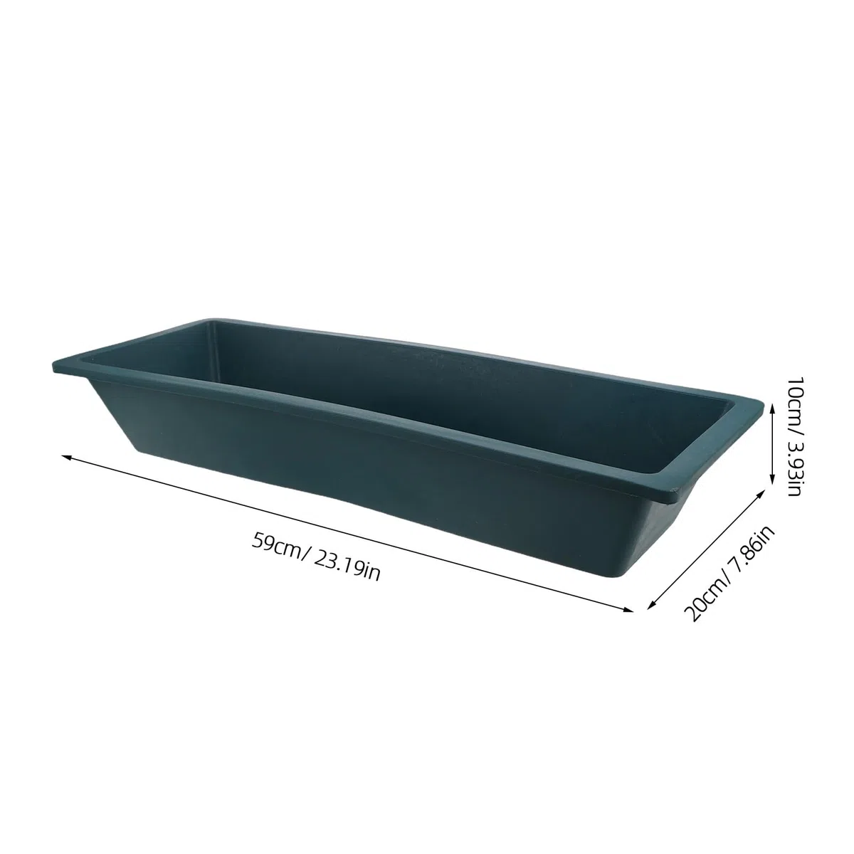 Gatuida Futtertrog für Schweine: Viehfuttertrog, Futternapf für Getreide, Wasser, Geflügel, Ziegen, Schafe und Rinder, Stallnutzung, 60 cm