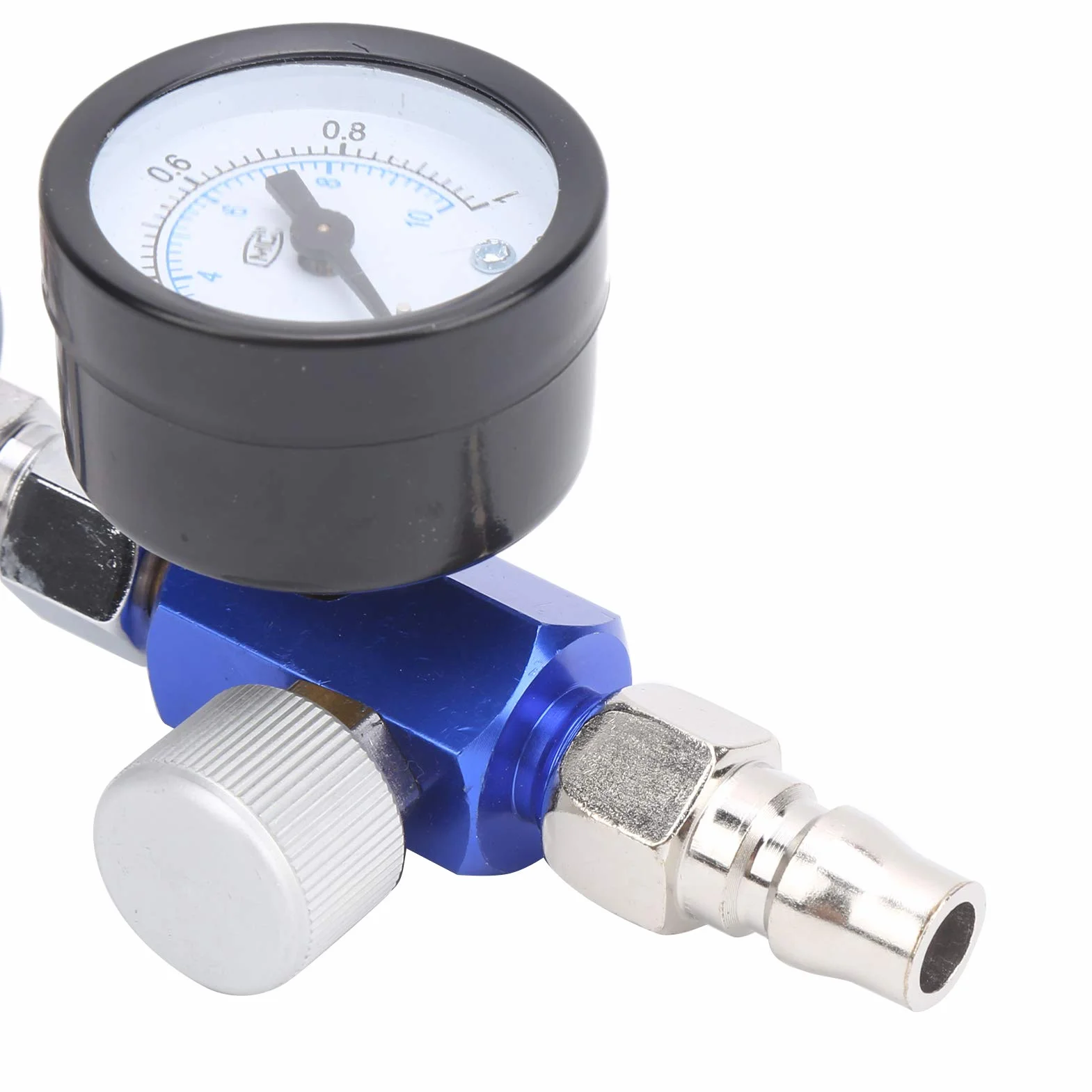 Druckreglerfilter mit Wasserabscheider und Manometer, 1/4 Zoll Anschluss, 150mm Luftdruckregler für Fahrzeuge