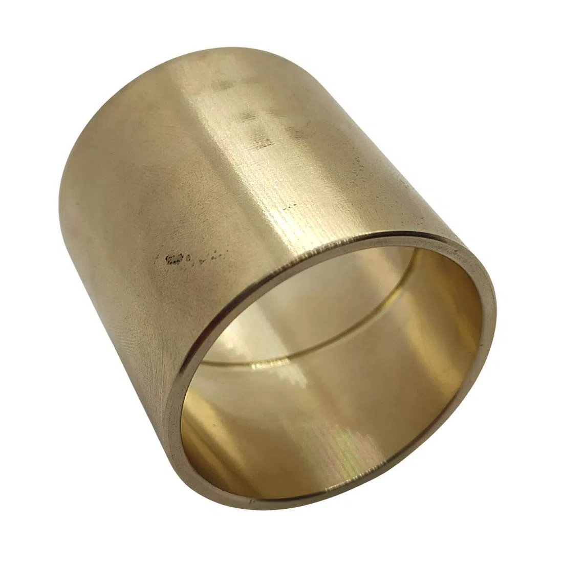 Gleitlagerbuchse 30mm x 35mm x 30mm | Gleitlager aus Bronze mit Schmiernut | Bronze-Gleitlager 30x35x30 | ZINNBRONZE | 1 Stück