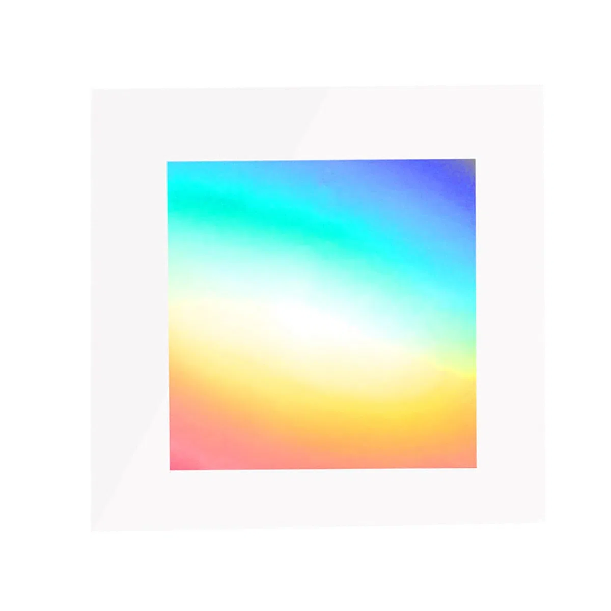 High PET Diffraction Grating Sheet for Spectroscopy Education & Art Decor Lightweight PET Diffraction Grating Easy to Carry Transmission Grating Shhet Suitable for School Lab & Field Studies