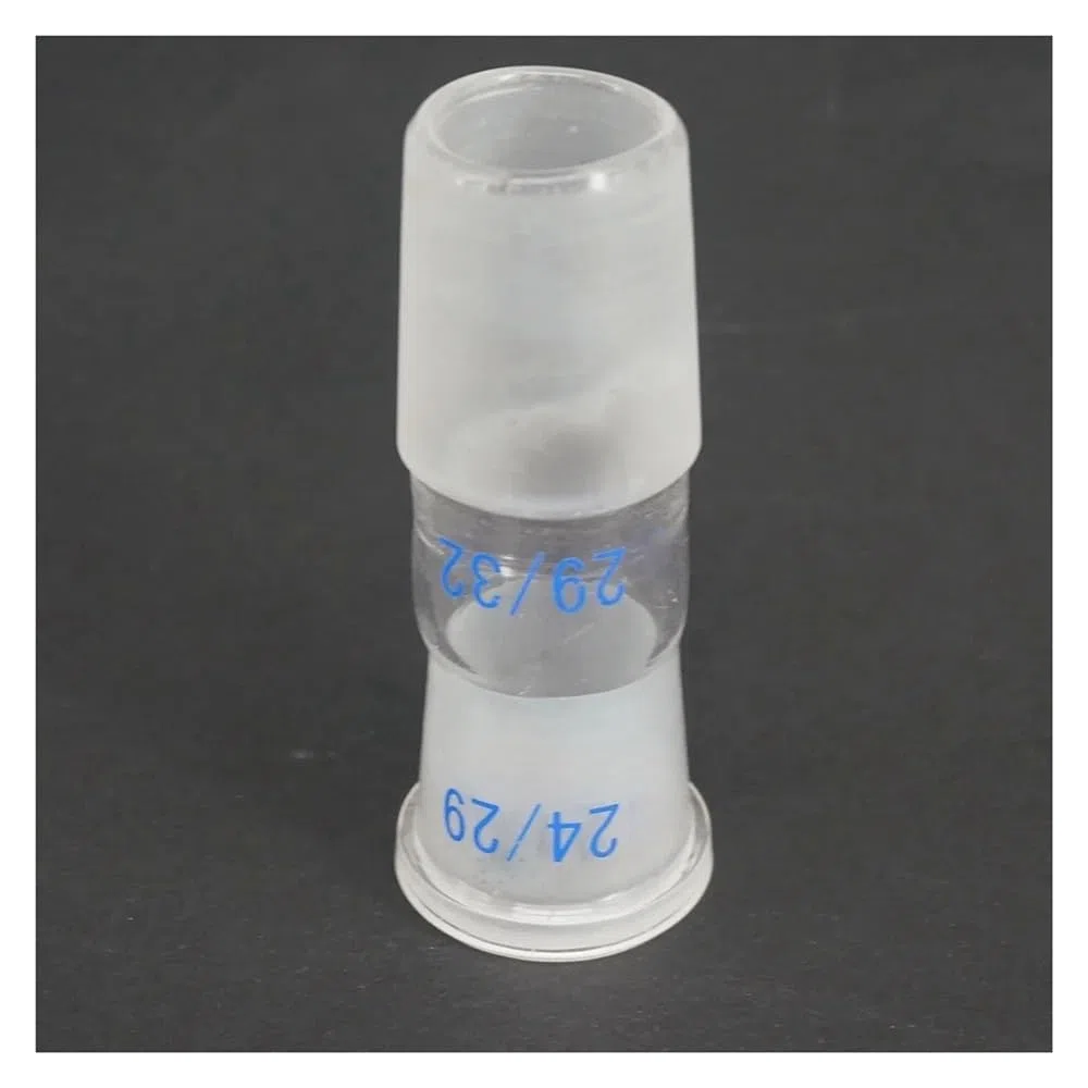 24/29 Buchse auf 29/32 Stecker Laborglas Reduzier-Transferadapter Glaswaren