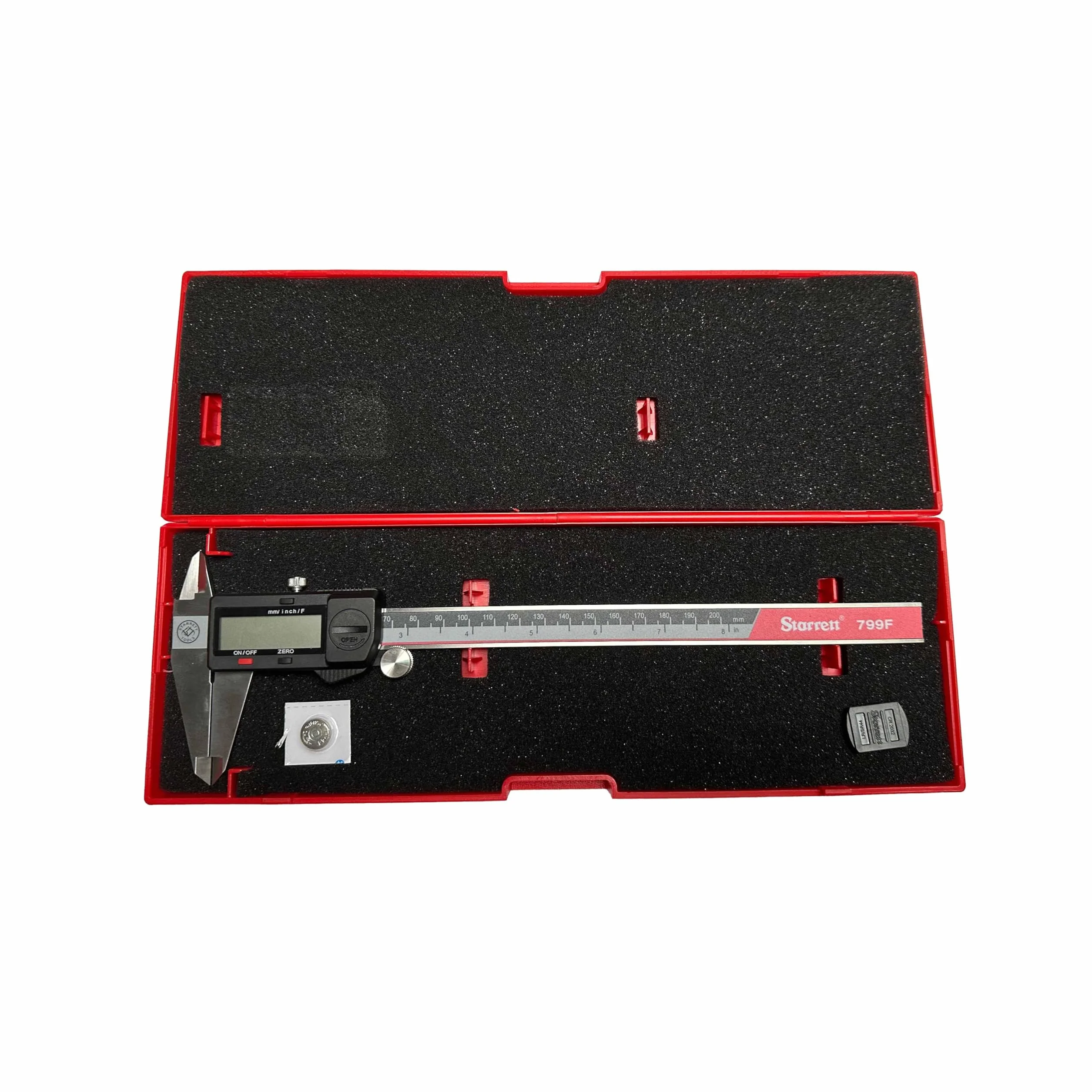 Starrett Digitaler Messschieber mit gebrochenem Display, 200 mm