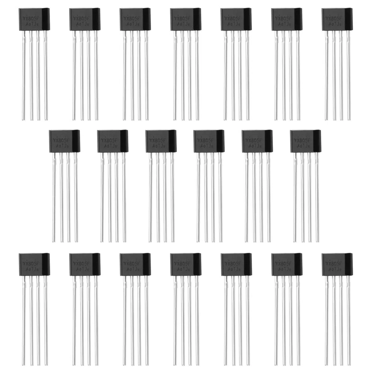 20 x LED IC Solar Power Treiber Ladecontroller YX805F YX805A geeignet für 1,2 V wiederaufladbare batteriebetriebene Solar-Rasenleuchten