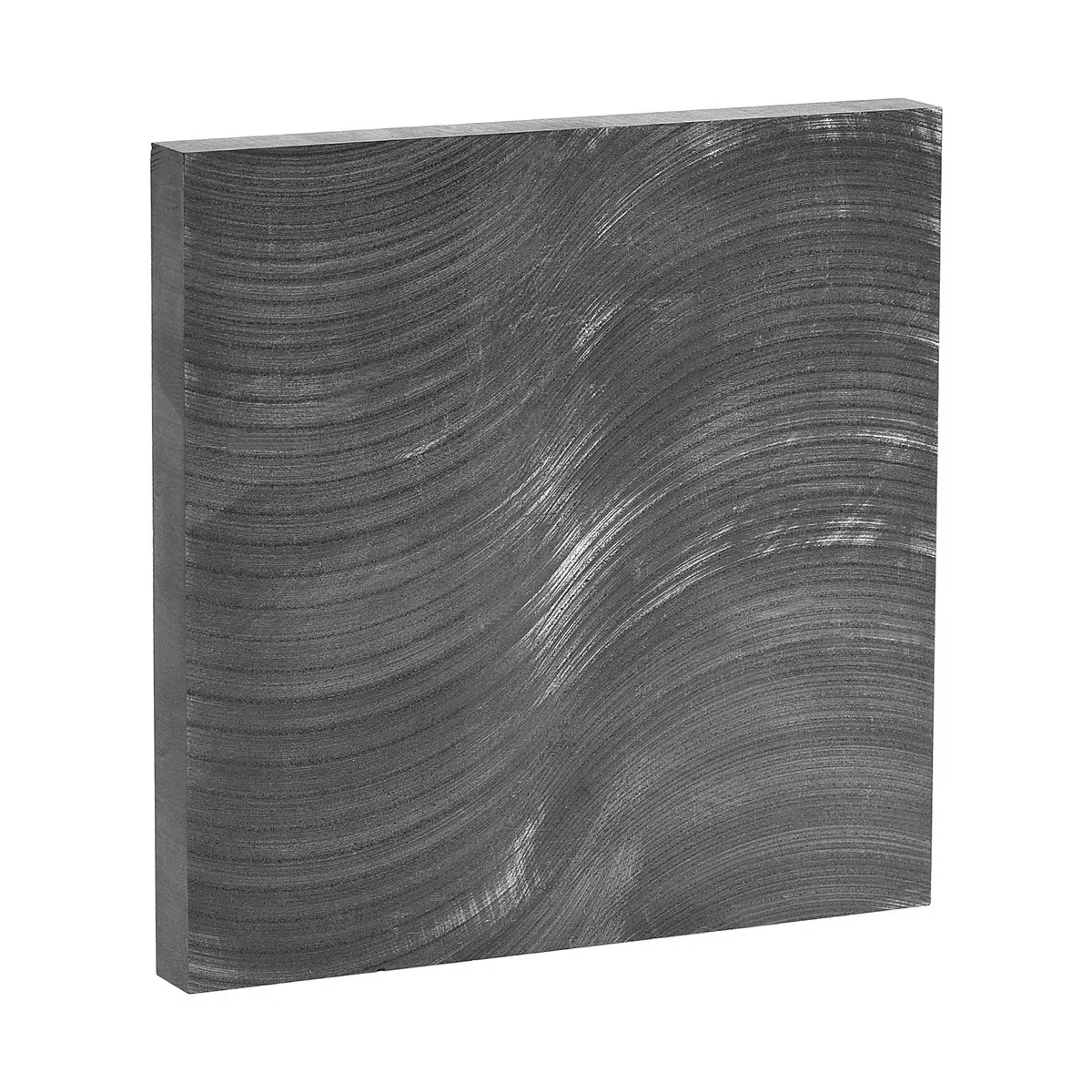 sourcing map 1Stk. Graphitplatte 100mmx100mmx10mm Graphit Rohblock für experimentelle Elektrode Elektrolyse Galvanisieren Schwarz