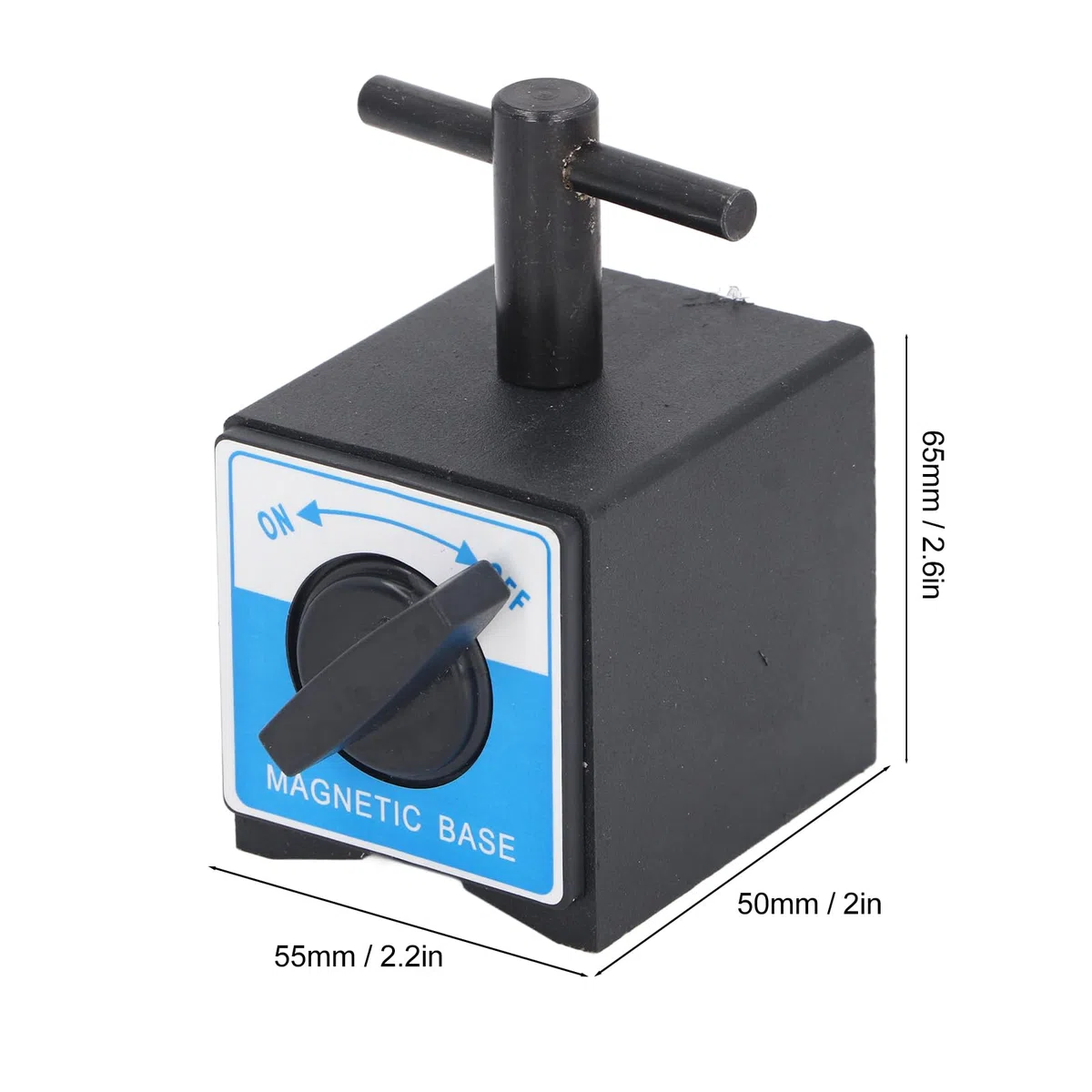 Tyenaza Magnetischer Basisständer Für Tests, Messuhr, M6-Gewinde, Schaltertyp, Magnethalter, 60 Kg Saugkraft