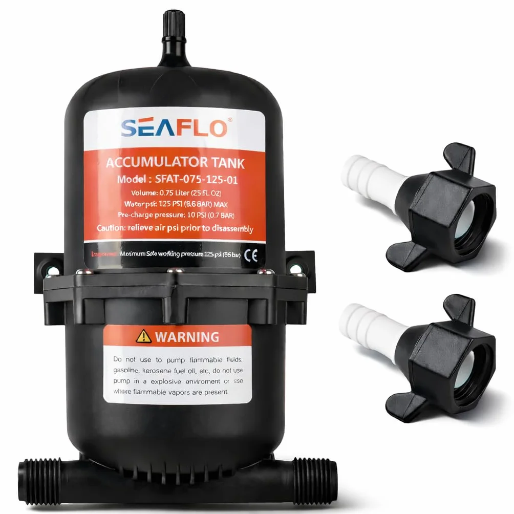Seaflo 0,75 Liter Druckspeicher