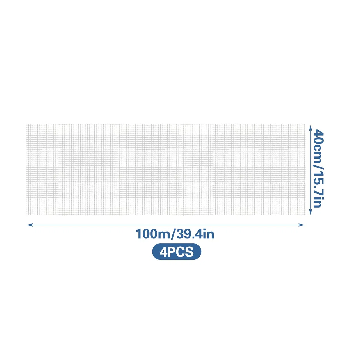 4 Stück Mosaiknetz für rückseitige Fliesen 40x100 cm Leicht zu schneiden Fiberglas Netzrückseite für Fliesenmontage DIY Handwerk für Wand- und Bodenbehandlung (nicht klebrig)