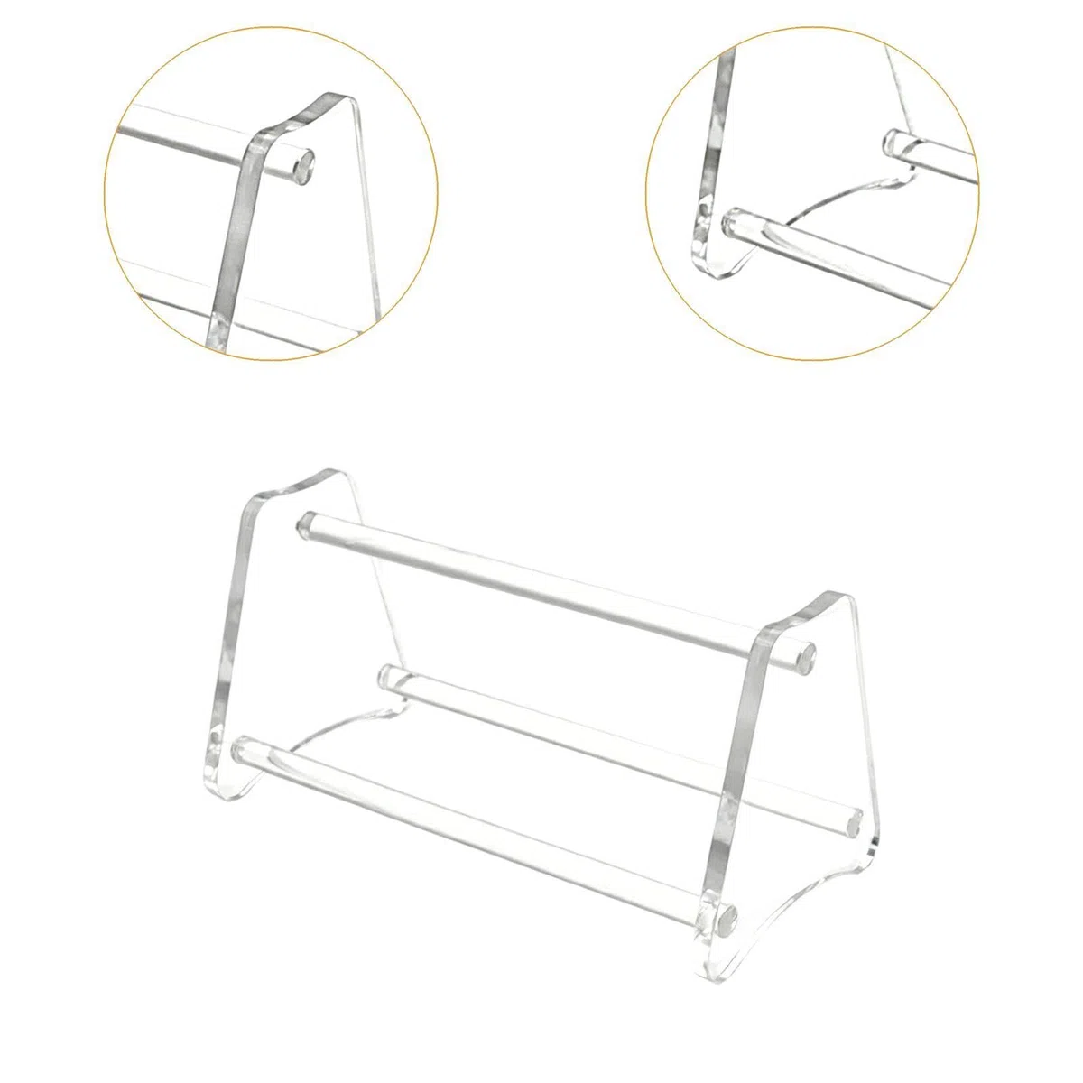 Colcolo Halter für kieferorthopädische Zangen, Ständer für Zangen, transparent, praktisch, kompakt, Organizer, Ablage aus Acryl