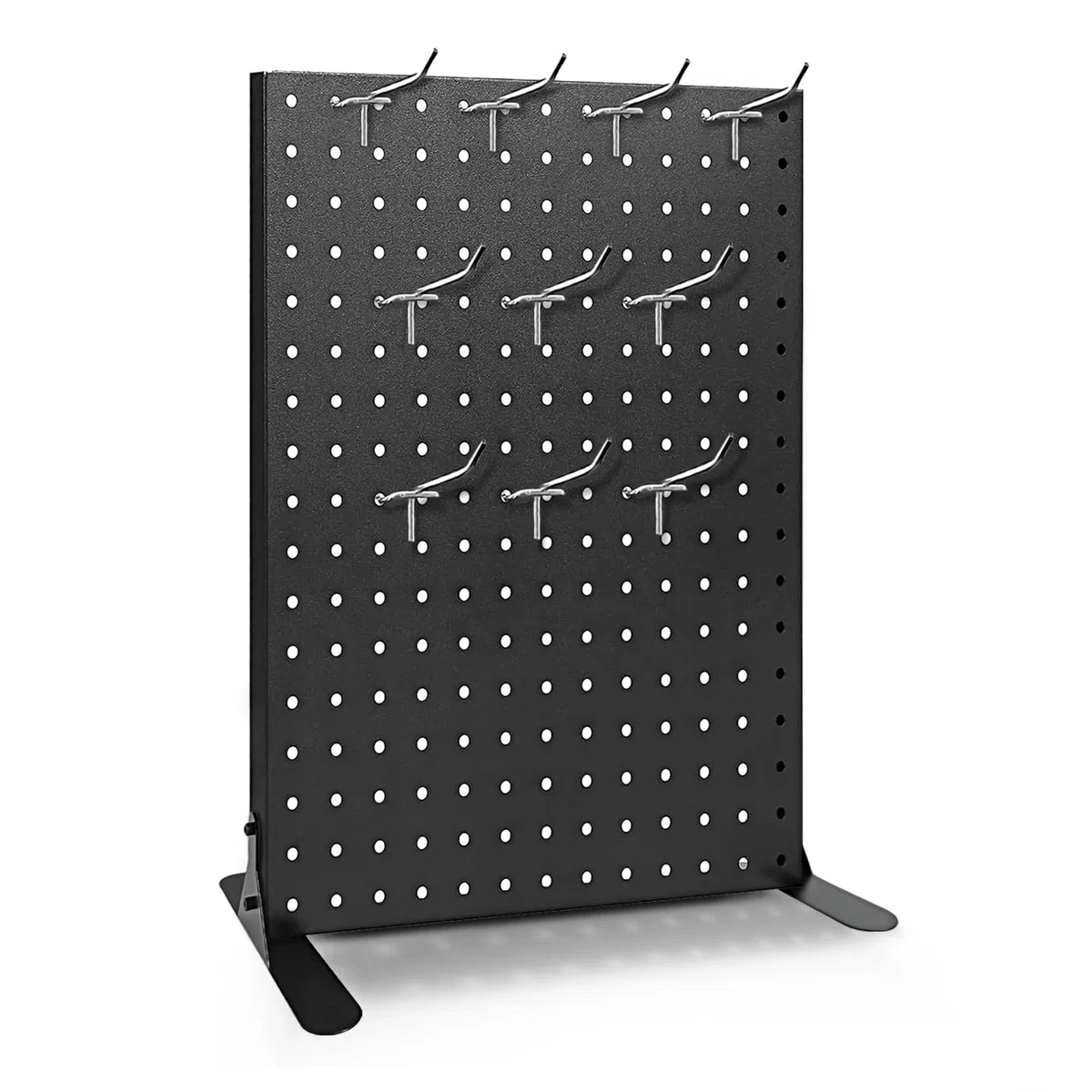 Stecktafel-Präsentationsständer mit 10 Haken für Bastelausstellungen, Metallschmuck und Schlüsselanhänger, Verkaufsständer für Verkaufszubehör, Einzelhandelsgeschäfte, Verkäufer und