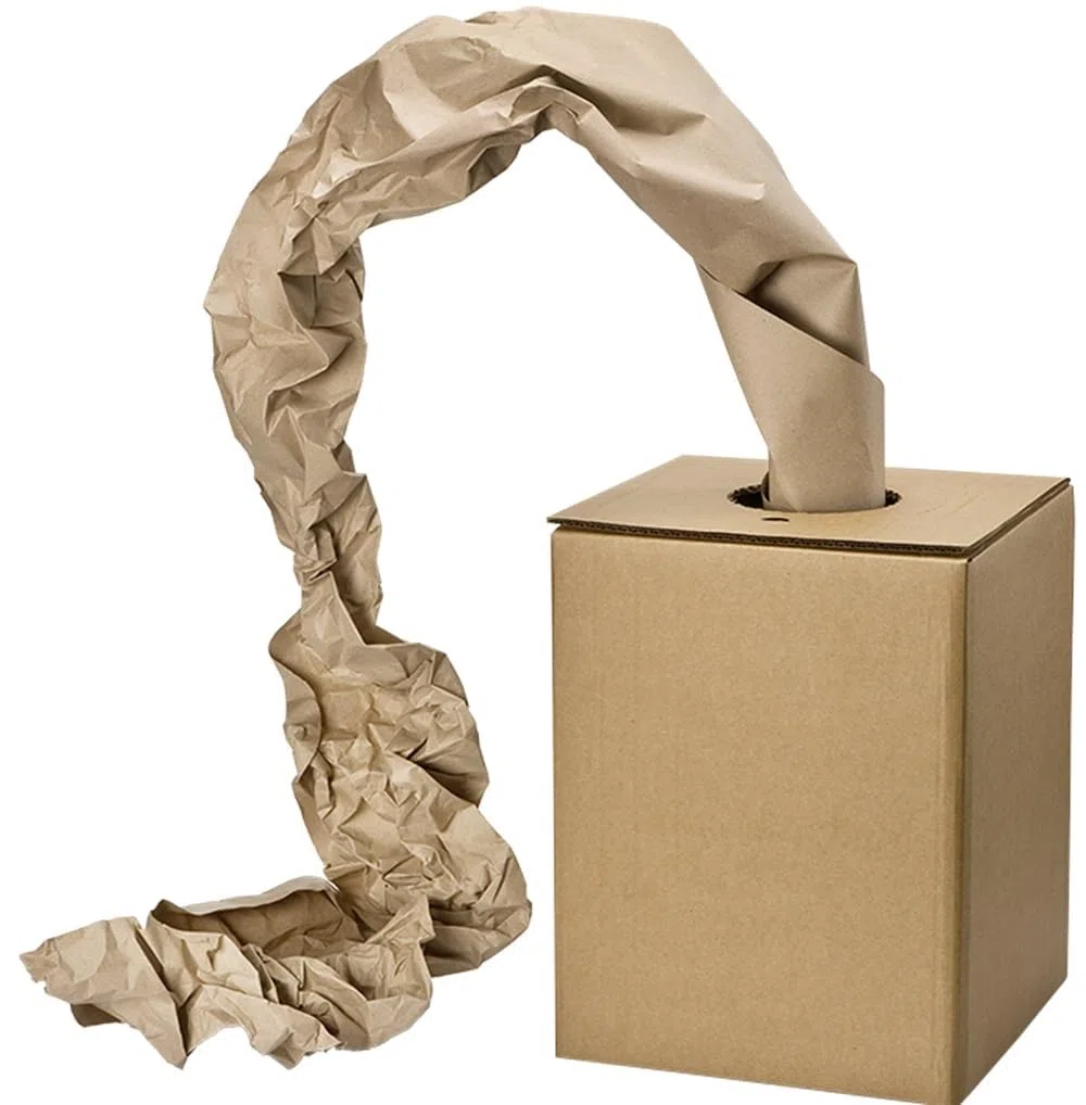 BB-Verpackungen 1x Packpapier Spenderbox PAPERBOX 39 cm x 450 m (1 Stück) | einfache Handhabung, platzsparend, ergiebig, 100% recyclebar