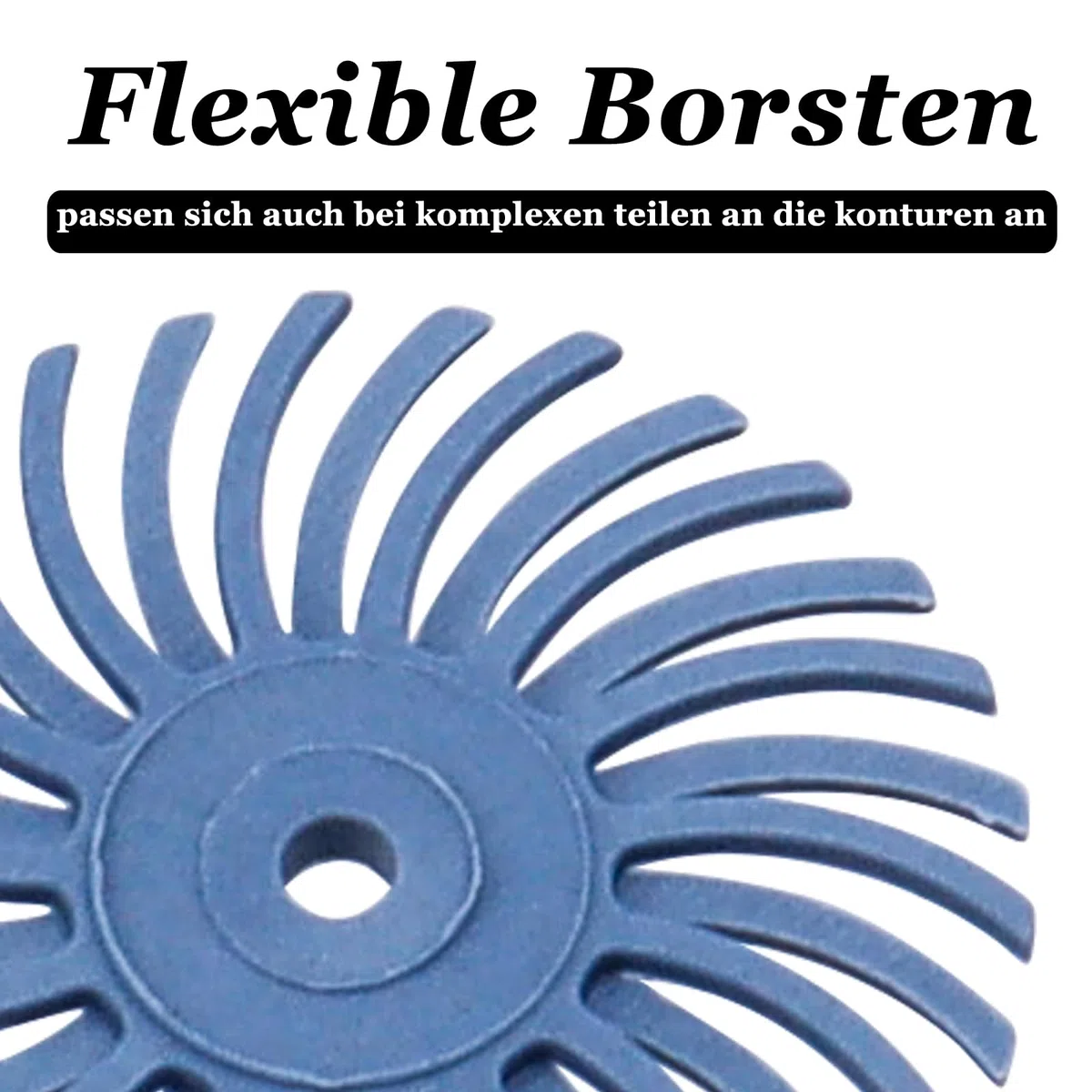 25mm radiale borstenscheiben-set 50 stücke 8 gemischte körnung 80/120/220/320/400/600/1000 /2000radialborsten schleifbürste lücke polierpad polierscheiben sortiment kit