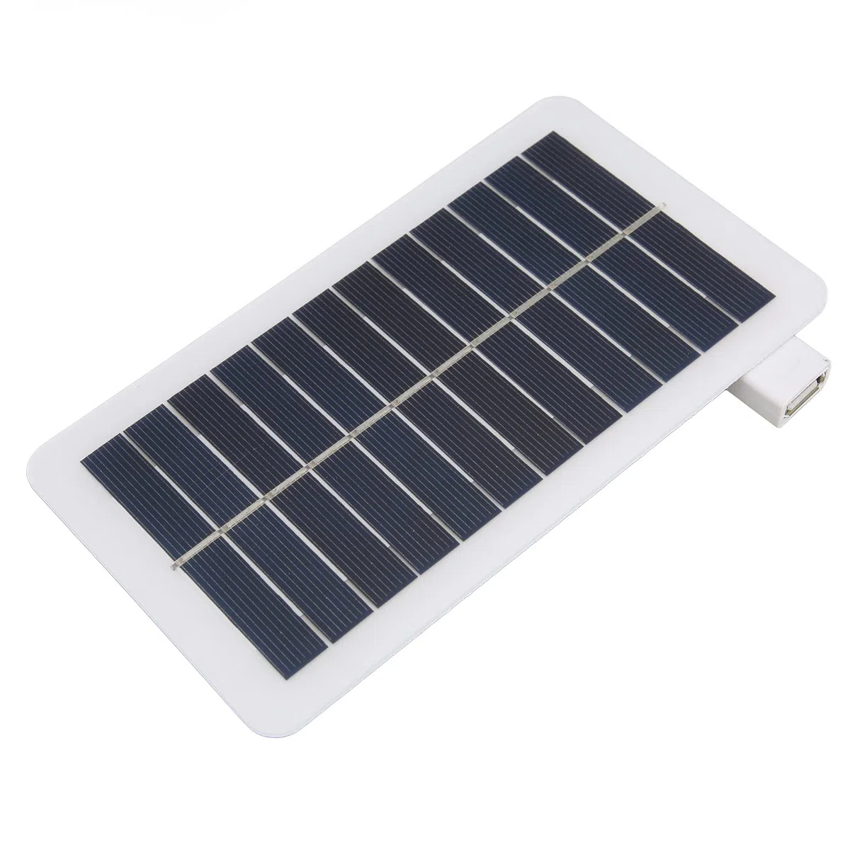 Fafeicy Mini Solarpanel 2W 5V 400mA USB Solarladegerät tragbar wasserdicht Solarzelle für Smartphone Camping Beleuchtung kleine Elektrogeräte
