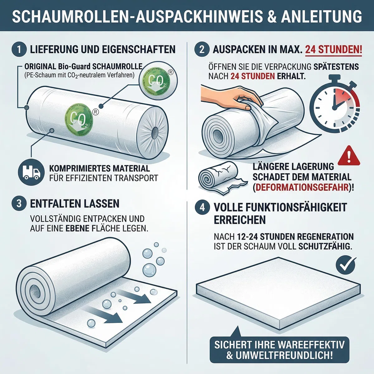 FORTIS POLSTER Schaumstoffplatte RG16/18 100 x 200 x 2 cm – Polsterschaum zum Zuschneiden, weicher Möbelschaum für Kissenfüllung, Polsterung, Verpackung, Basteln & DIY, Oeko-TEX Standard 100