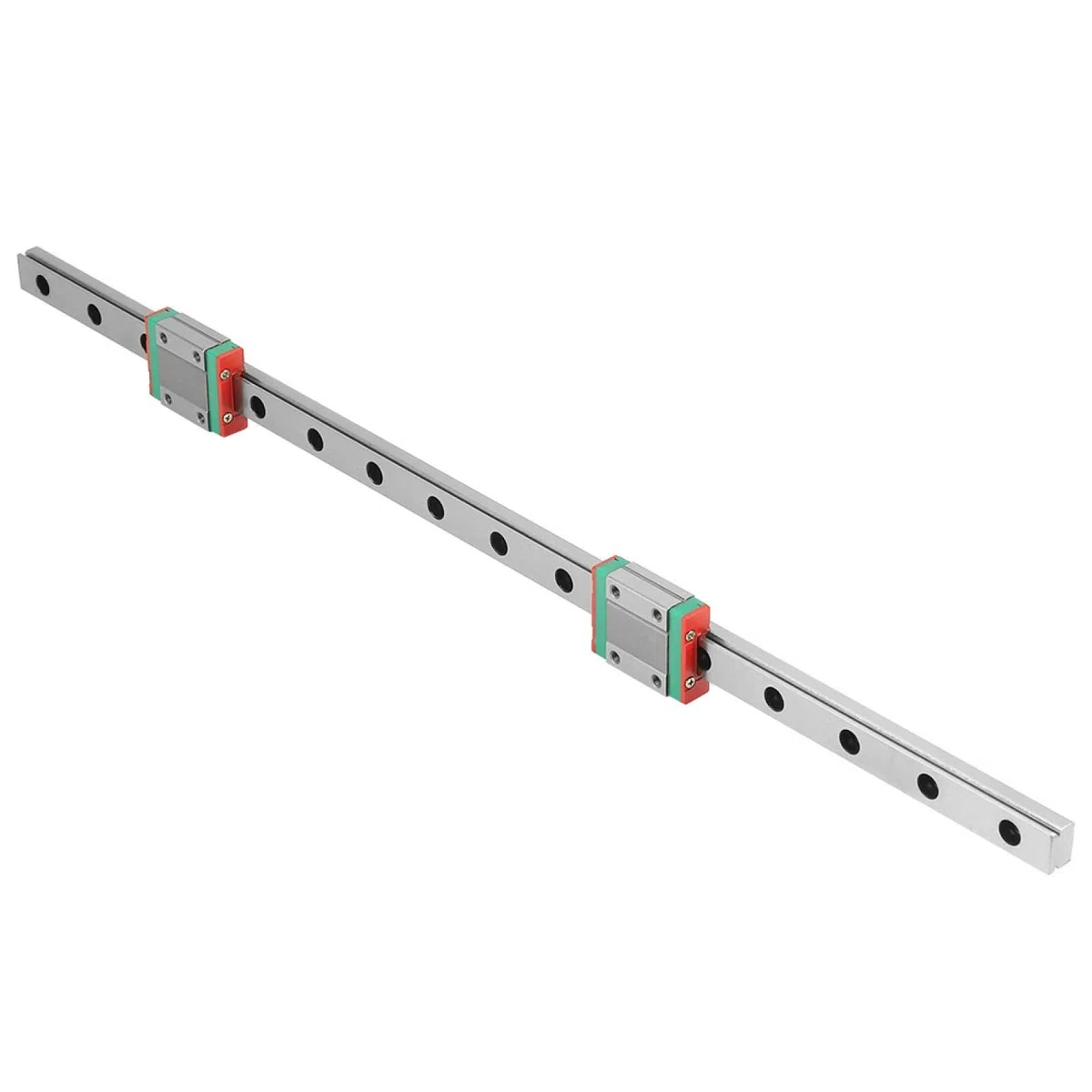 400mm Miniatur Linearführung, MQN12 Lineare Schienenführung Linearschiene Linearführungsschiene Mit 2 Stück MGN12B Lager Gleitblock, Mini Linearem Führungsschienen Für 3D-Drucker CNC-Maschine