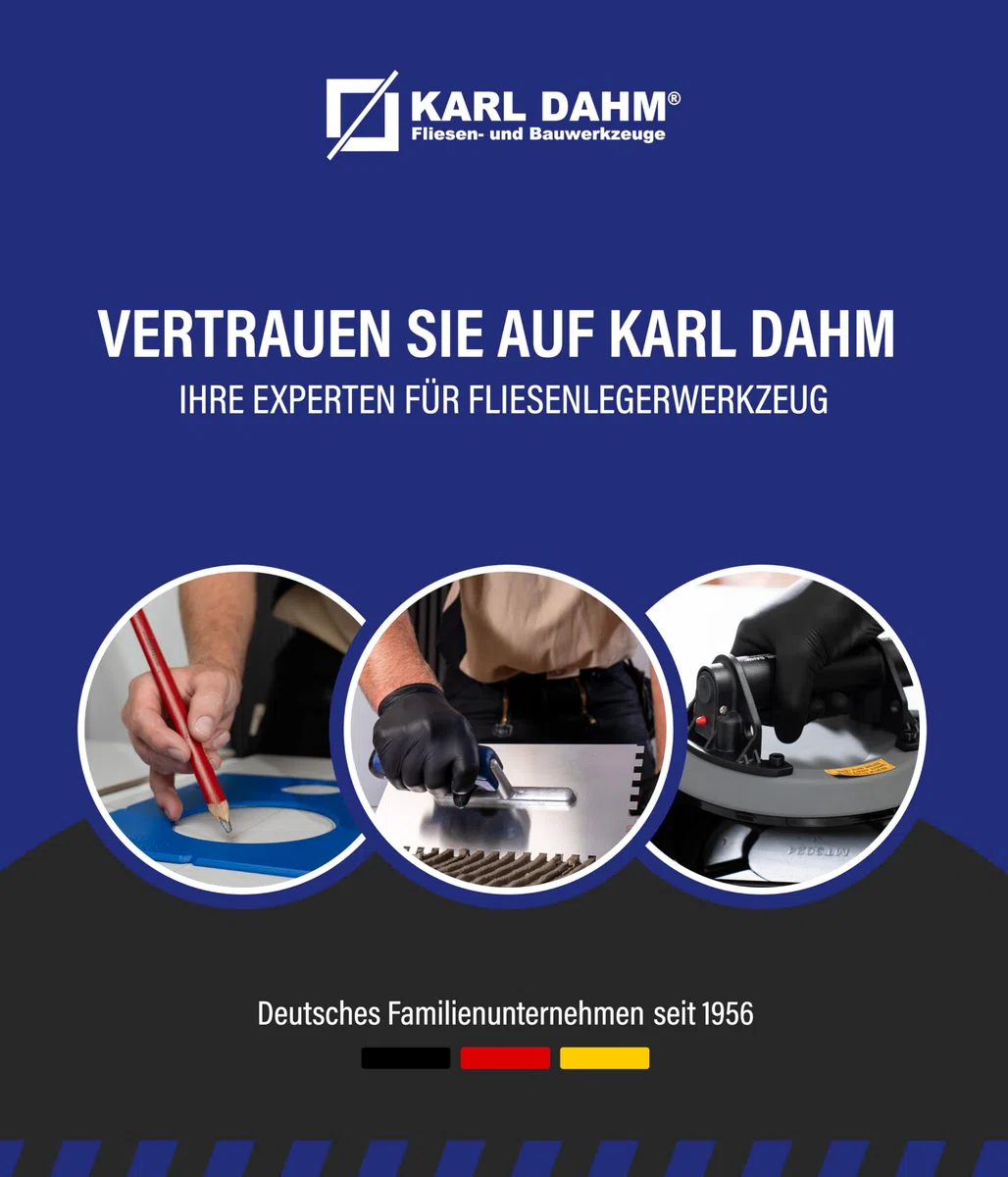 Karl Dahm Plattenkuli I Plattenheber für Platten von 30 bis 50cm I Praktischer Gehwegplatten Heber I Plattenheber Terrassenplatten I Hebehilfe – 10751