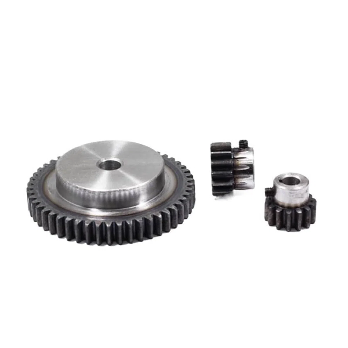 Ritzelsatz, 1 Stück 1,5 Modul = 1,5 M 22 Zähne mit Stufenmetall-Motornabe/konvexem Zahnrad-Innenloch 8/10/12/15 mm Zahnstange Getriebezahnräder(15mm)