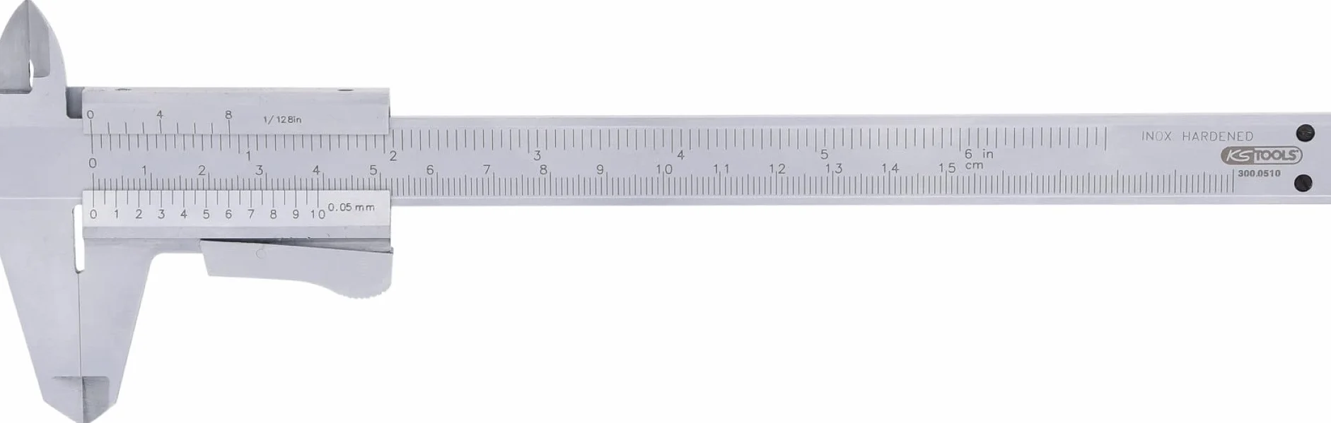 KS Tools 300.0510 Taschen-Messschieber 0-150mm, 235mm