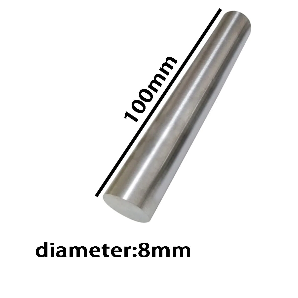 Nickel Stab Anode Elektrode für Nickelelektrolyt Galvanik,Länge 100mm,Diameter 8mm