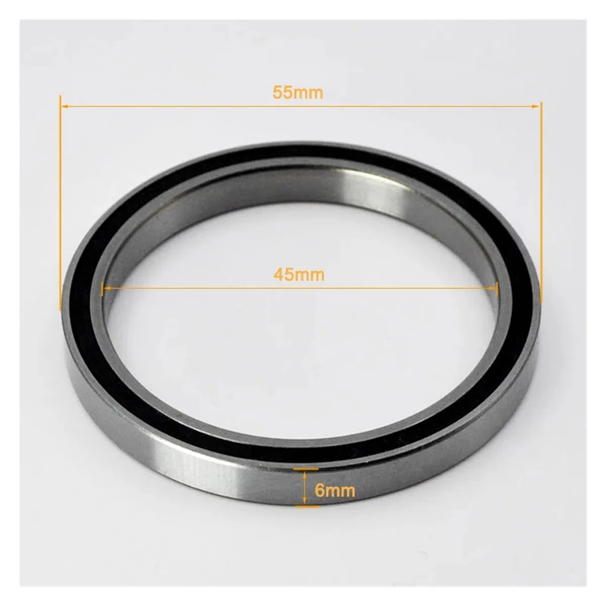 2pcs 6706 6707 6708 6709 6710 2RS RS Thin Section Bearing Deep Groove Ball Bearings(6709-2RS 45x55x6mm)