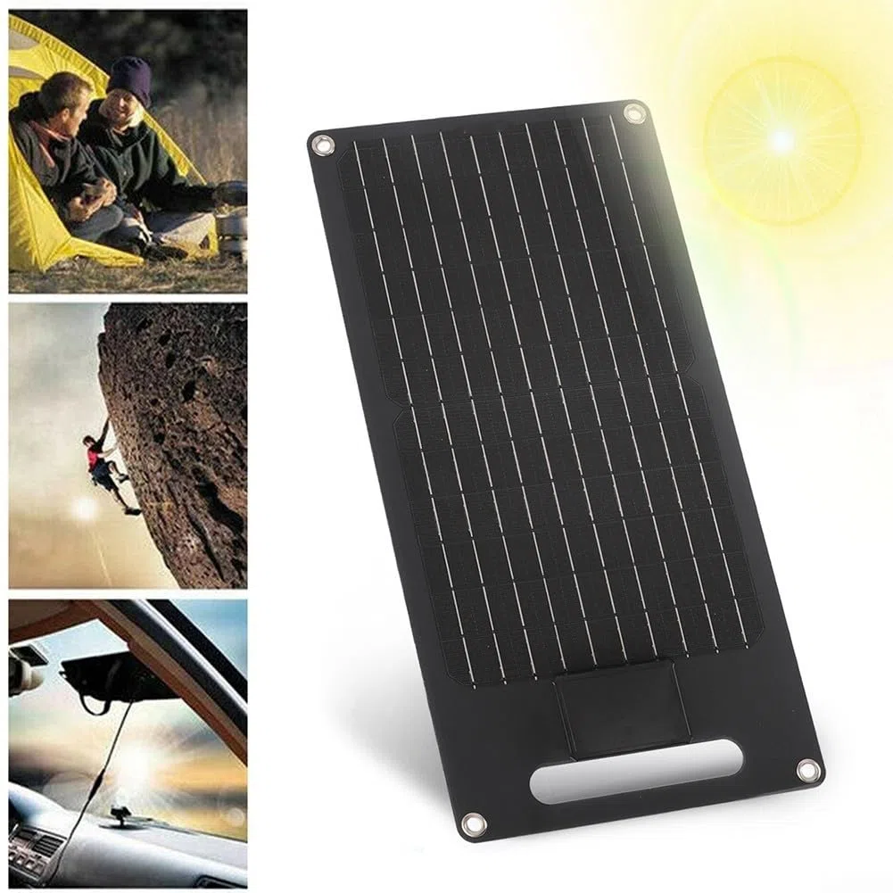 Leichtes, tragbares Solarmodul (40 W) mit Griff, perfekt für umweltfreundliche Energie in Wohnmobilen und Hauswirtschaftsräumen