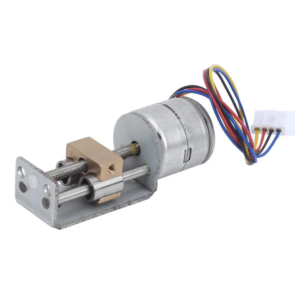 Schrittmotor mit Mini-Linear-Leitspindelmutter-Schieber, 20 mm bewegliche Schubmotoren Gleitführungsschiene CNC-Schraube für CNC-Fräser Engrvaving Fräsmaschine