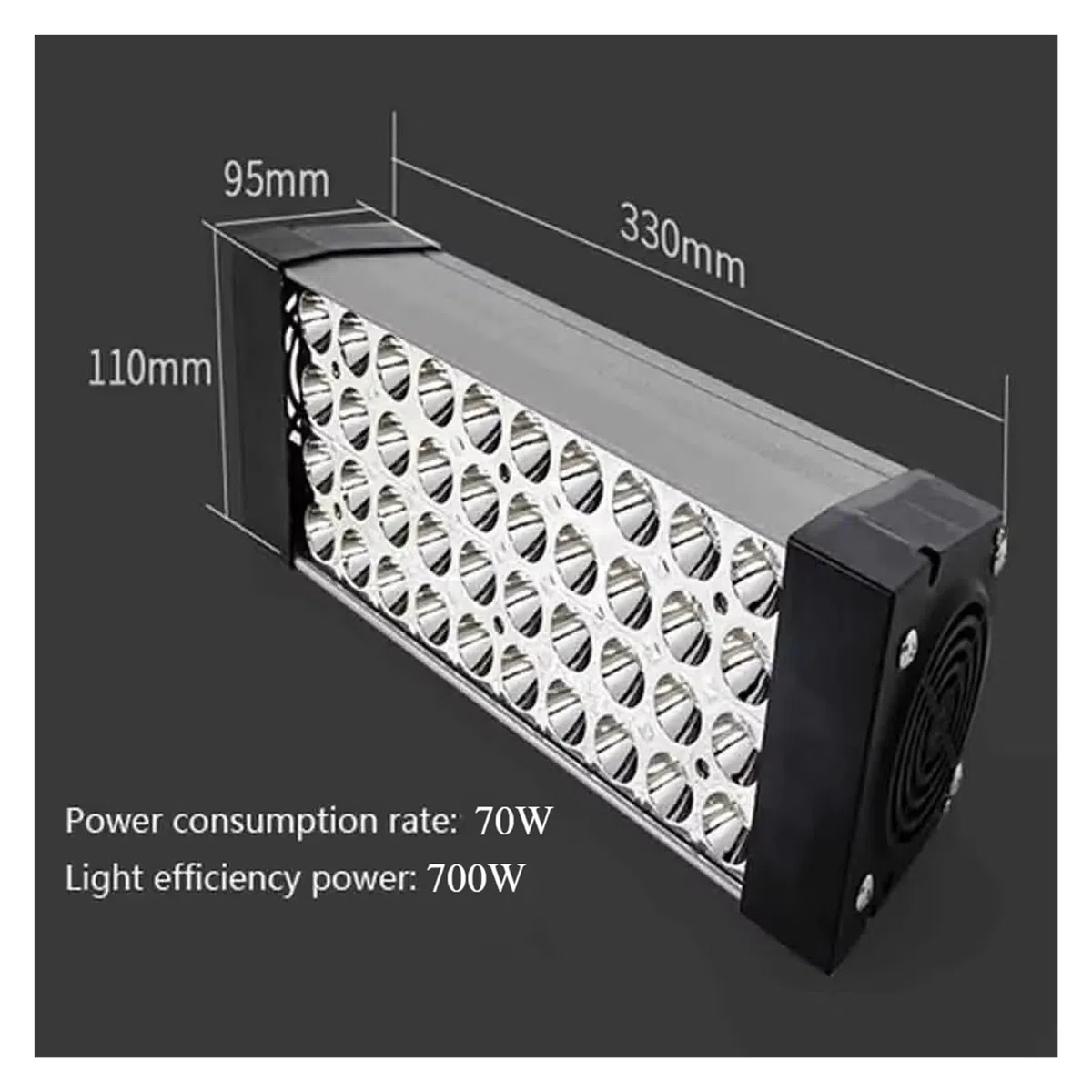 1000W 500W UV-Härtungslampe 365nm 395nm 405nm Kleber Harz Grün Öl Löten Leiterplattenbeschichtung LCD-Bildschirm Farbe Lack Schnelle Härtung(700W,395nm)