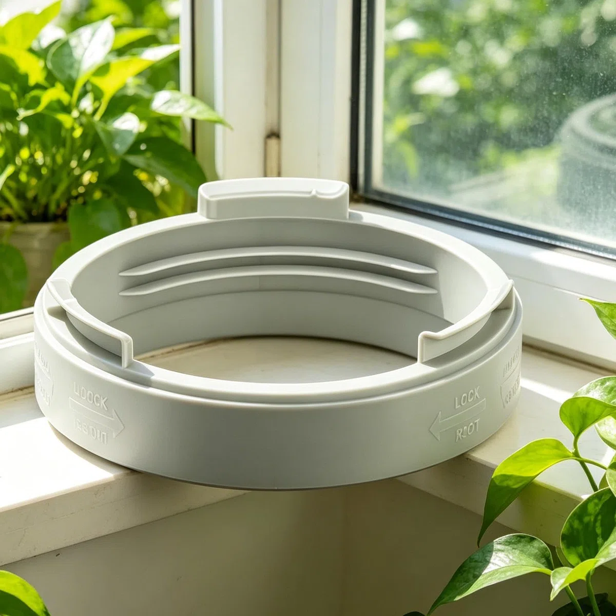 Luftkanalkupplung – 15-cm-Lüftungsschnittstelle, Klimaschlauchanschluss, Innenluftkanal, Haushaltslüftungsführung | Für tragbare Kühlsysteme im Schlafzimmer, Wohnzimmer, Küche, Garage
