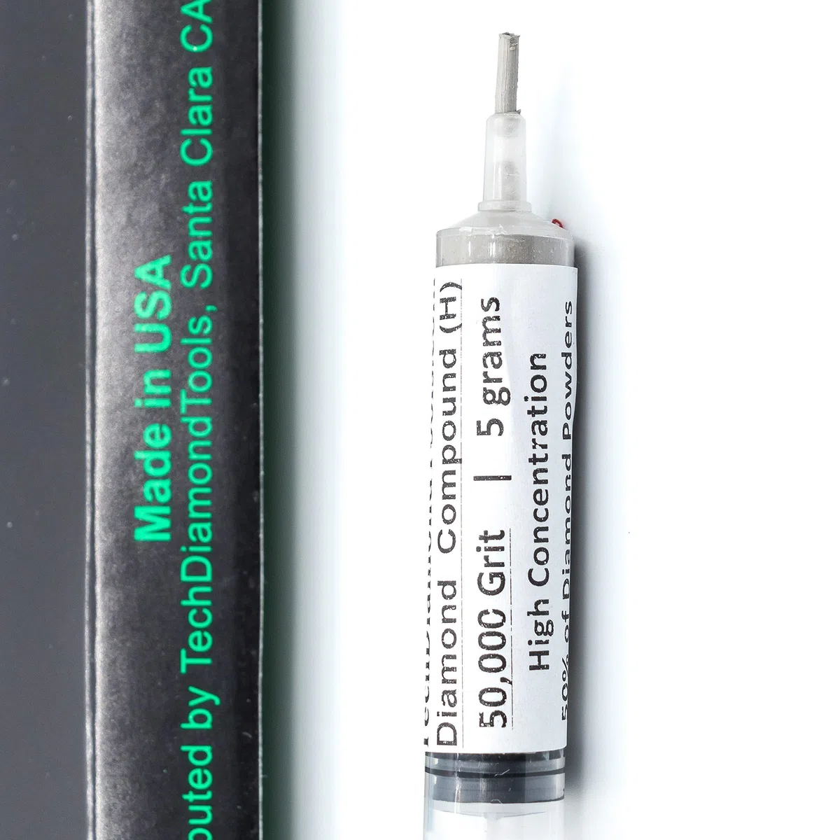 TechDiamondTools Diamantpolierpaste Polierpaste 50.000 Körnung 0-0,5 Mikron zum Endpolieren 5 Gramm mit hoher (H) 50% Konzentration von Damondpulver
