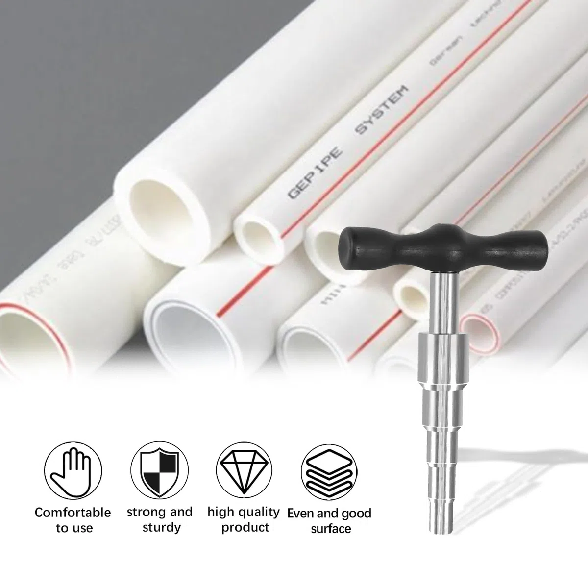 Kalibrierdorn Kupferrohr Kalibrierdorn Verbundrohr Rohre Kalibrierer Multi Kalibrierer Rohre Metall Kalibrierdorn FüR Mehrschichtverbundrohr Kupferrohr (16, 18, 20, 25, 32 mm)