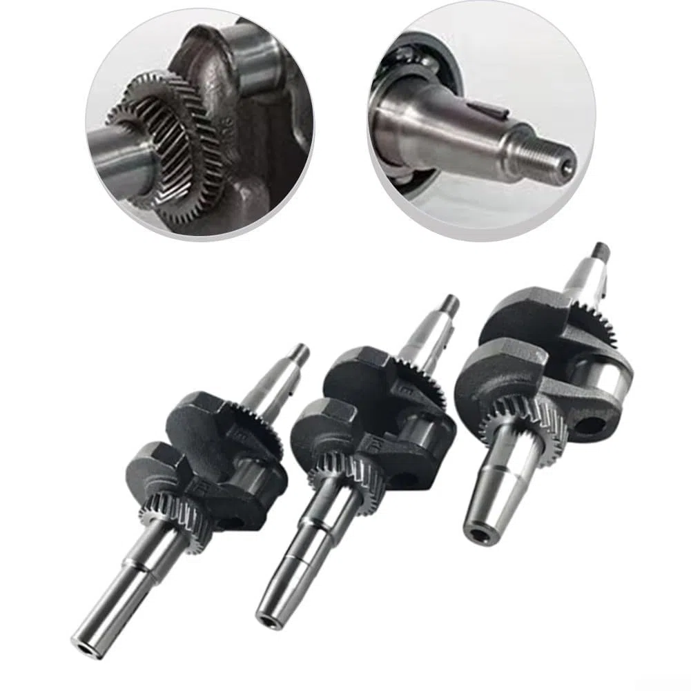 Kurbelwelle für 2KW 5KW Benzin Generatoren Kompatibel mit Motormodellen 168F 188F 192F Metallkonstruktion für Zuverlässigkeit und langfristigen Einsatz (168F 23mm)