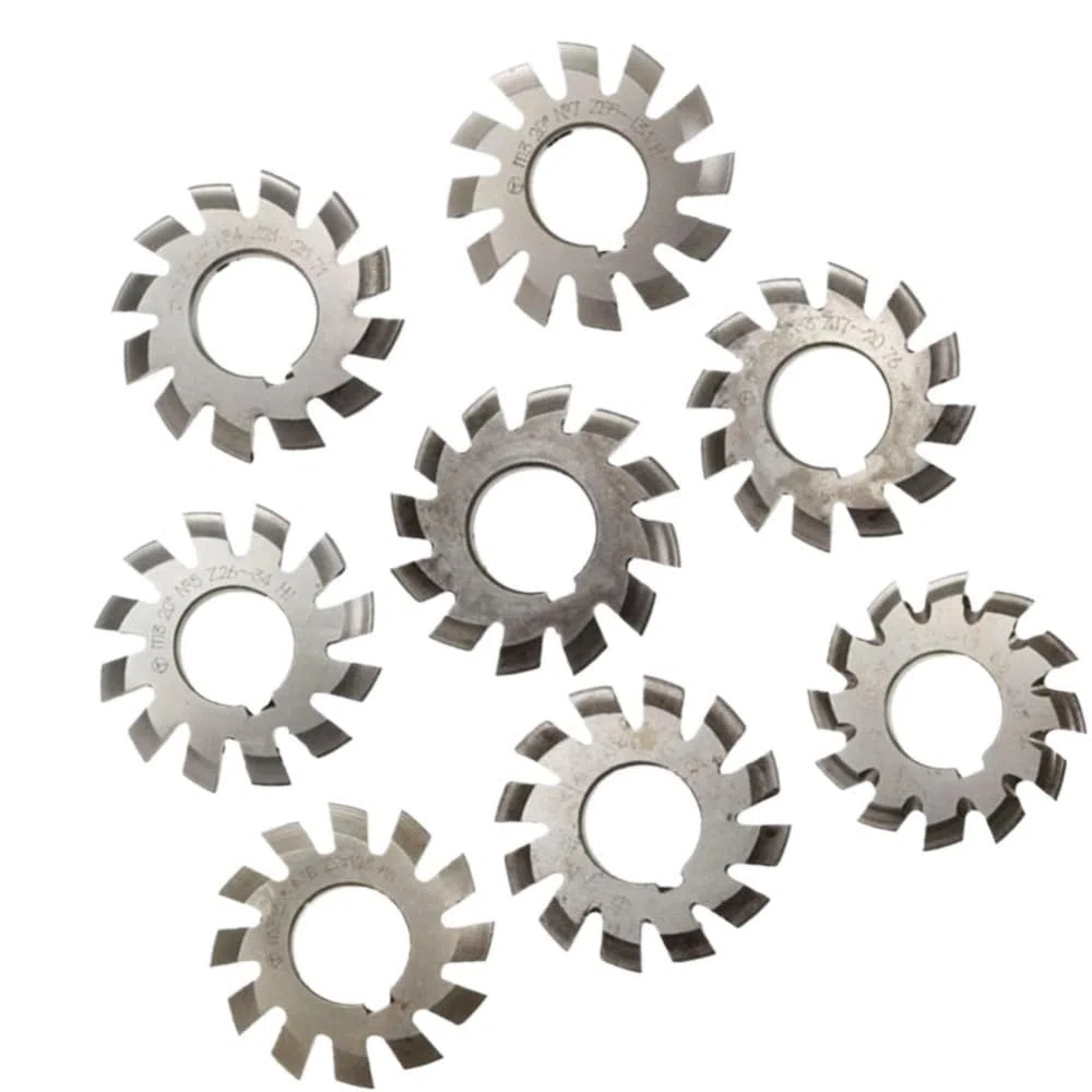 Modulus Degrees Disc Stirnradfräser M1-M10, PA20 Evolventen-HSS-Zahnradfräser for Holzschnitte, 1 Stück(M2*8)