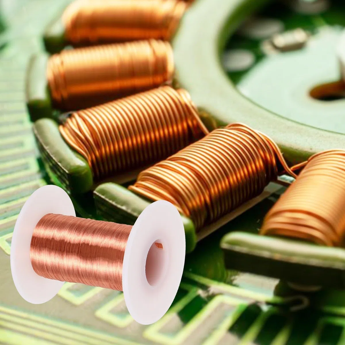 sourcing map 40 AWG Magnetdraht, Kupferlackdraht, 40 Gauge, 57 g, magnetischer Spulendraht für Transformator, Motor, elektrisch, 155 C (311F)