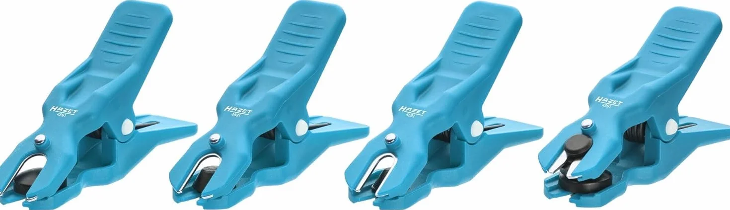 HAZET Rohrleitungs-Stopper-Set 4951/4, 4-teiliges Set, Mit Doppel-Verschluss, Verschließen Von Leitungen in verschiedenen Bereichen, Verhindert das Auslaufen von Flüssigkeiten, Verschiedene Größen