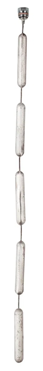 Magnesium Kettenanode 22 x 800 mm 3/4" DN20 flexibel 5-teilig mit PTFE-Dichtung passend zu Afriso 69829 Magnesiumanode Opferanode Schutzanode