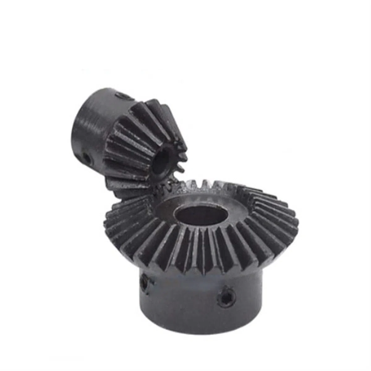 Spiralritzel 1 Paar 1:2 Kegelrad 1 Modul 20 Zähne 1M 20T 40T Helikal-Kegelrad 90 Grad Übertragung 6mm 8mm 10mm Bohrung Ritzel Zahnrad(20t Bore 8mm,40T bore 10)