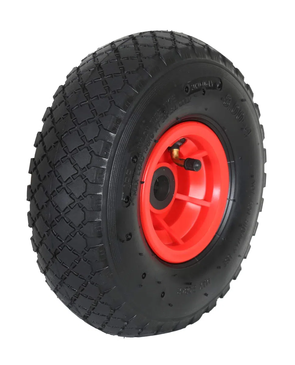 FROSAL Sackkarrenrad Nabe 20mm/60mm Rad Bollerwagen | Ersatzrad Reifen Sackkarre | Ersatzreifen | Luftreifen Rollenlager Kugellager | (2 Stück)