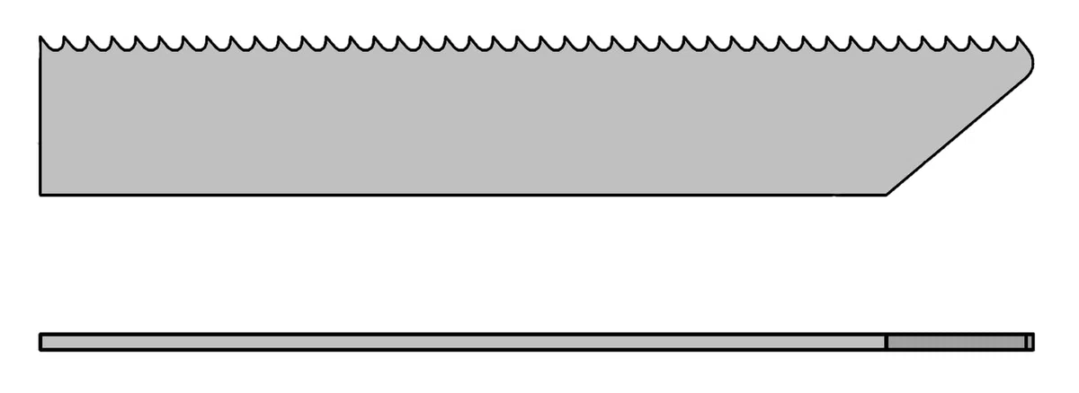 Proxxon Sägeblatt-Set für MICRO-Sonic Cutter MSC (L x B x H 90 x 45 x 15 mm, trennt spröde Materialien wie 3D-Druck-Teile, Gips und Holz, 2 Stück) 27304