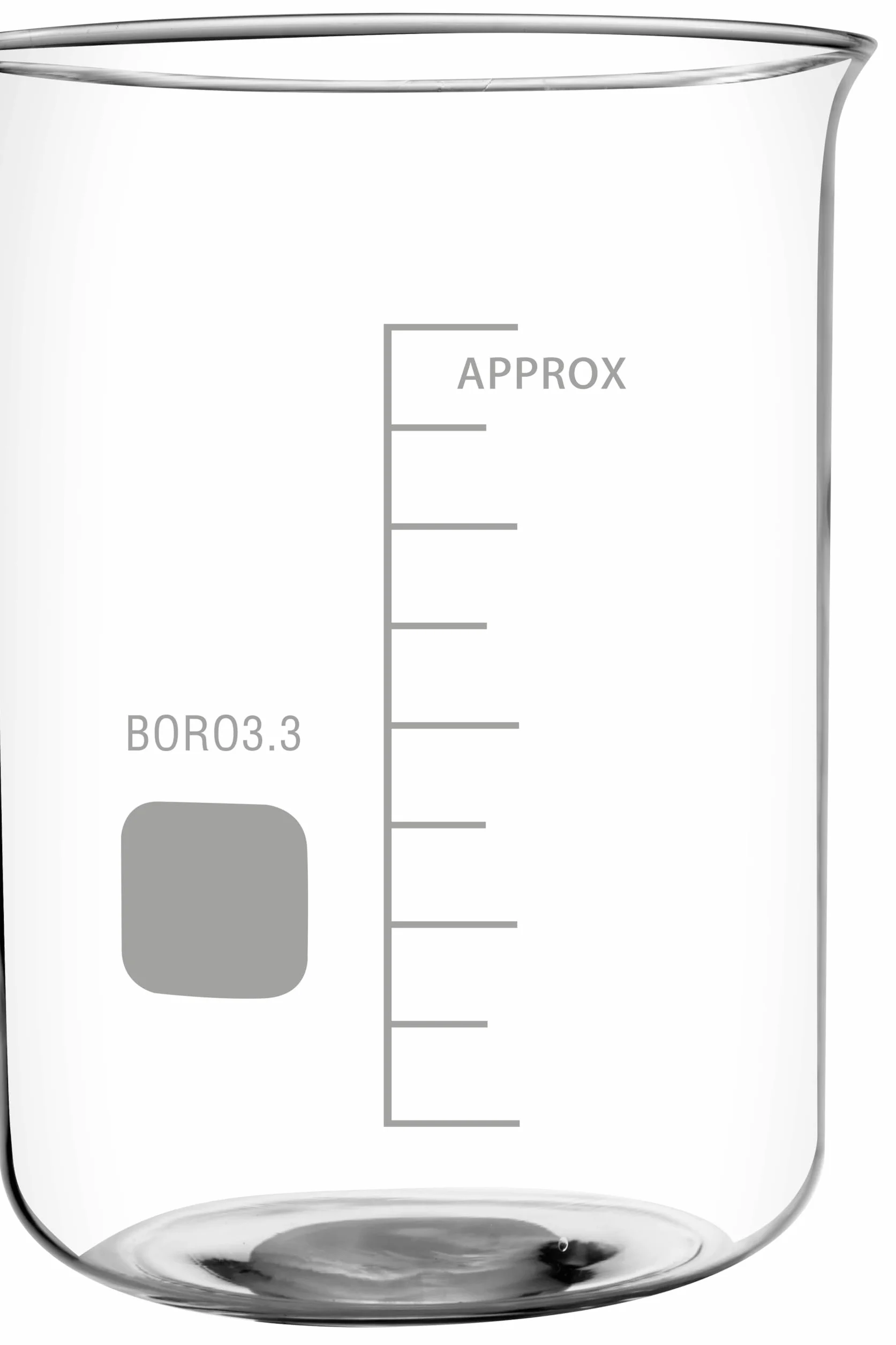 Messbecher aus Borosilicate 3.3 Glas (500ml, 2 in a pack)