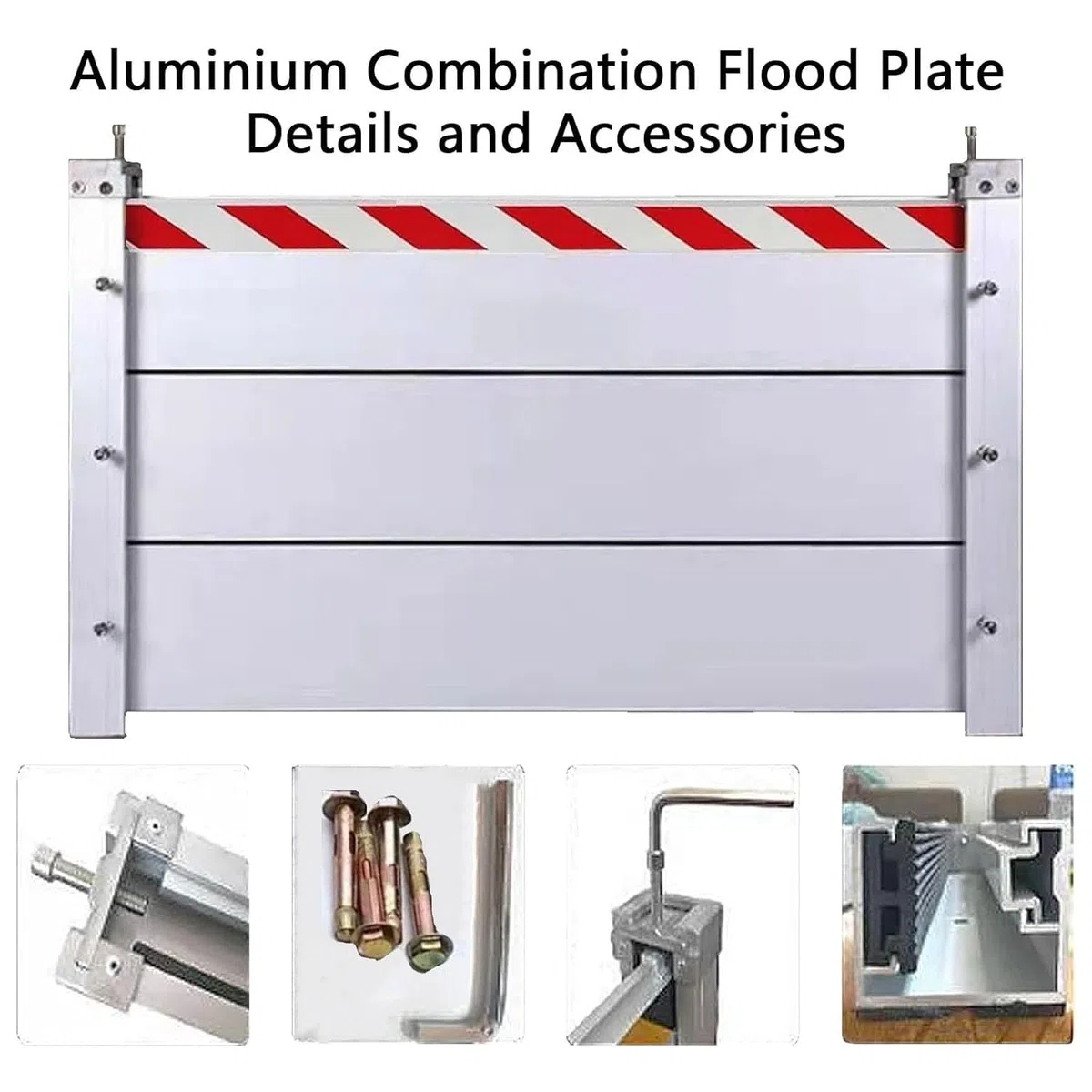 20cm High Absperrung Für Hochwasser Kellertüren 70cm 80cm 90cm 100cm 110cm 120cm 130cm 140cm 150cm 160cm Hochwasserschutz Schott Kellertür Hochwasserschutz Bei Türen(Outside,110 * 20cm)