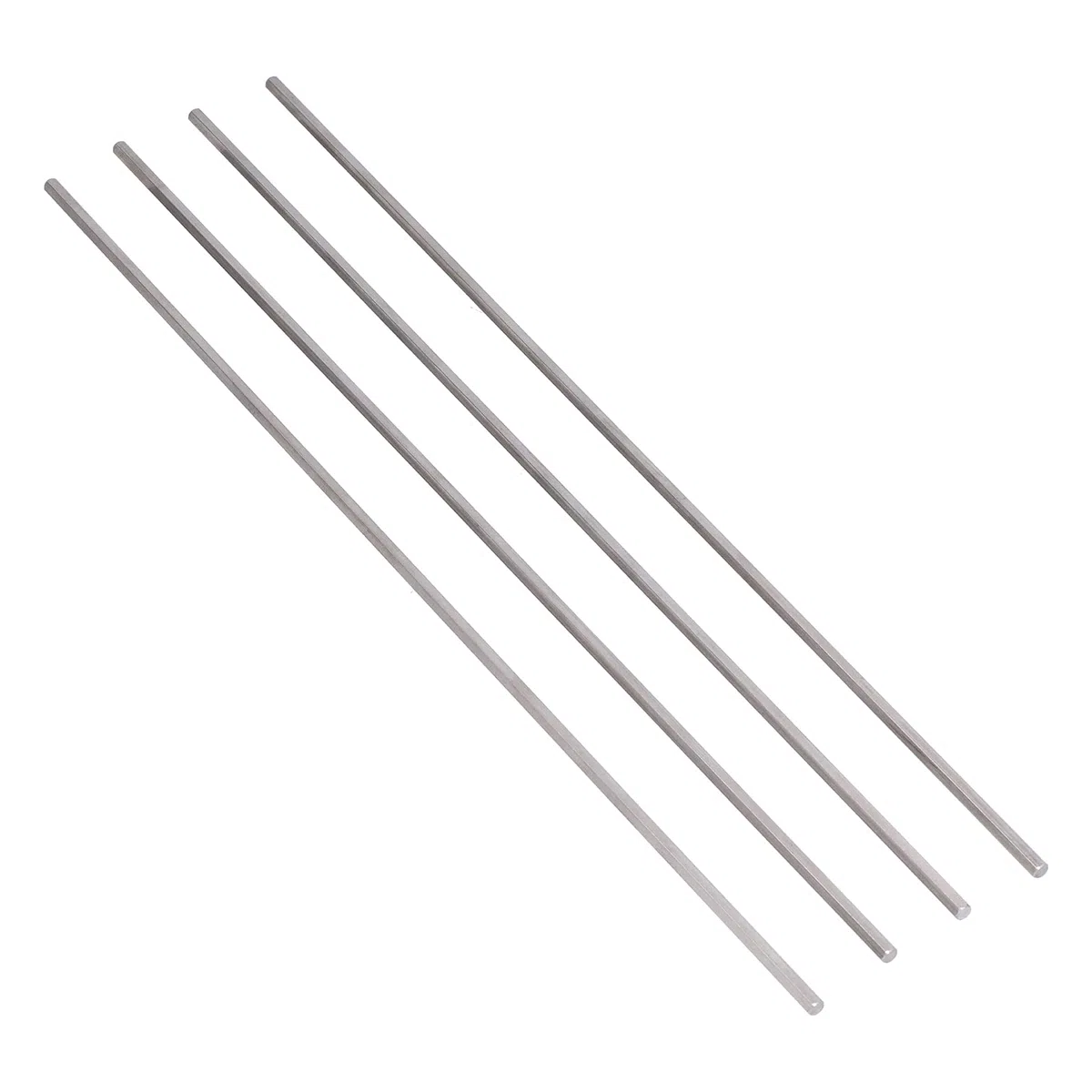 4Pcs Sechskantwelle 5mm Edelstahl, Lineare bewegliche Teile Sonstige lineare bewegliche Teile Antriebswelle Sechskantwelle Zubehör Ersatz Sechskantwelle Antriebswelle