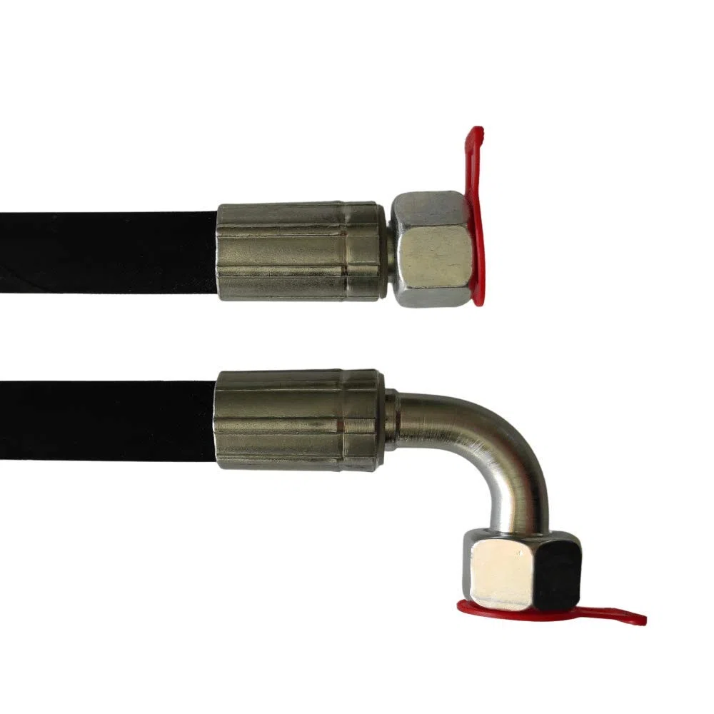 Hydraulikschlauch 16S 800mm 1SN DN13 | Gewinde M24 x 1.5 | DKOS - DKOS90 | Nenndruck 160bar