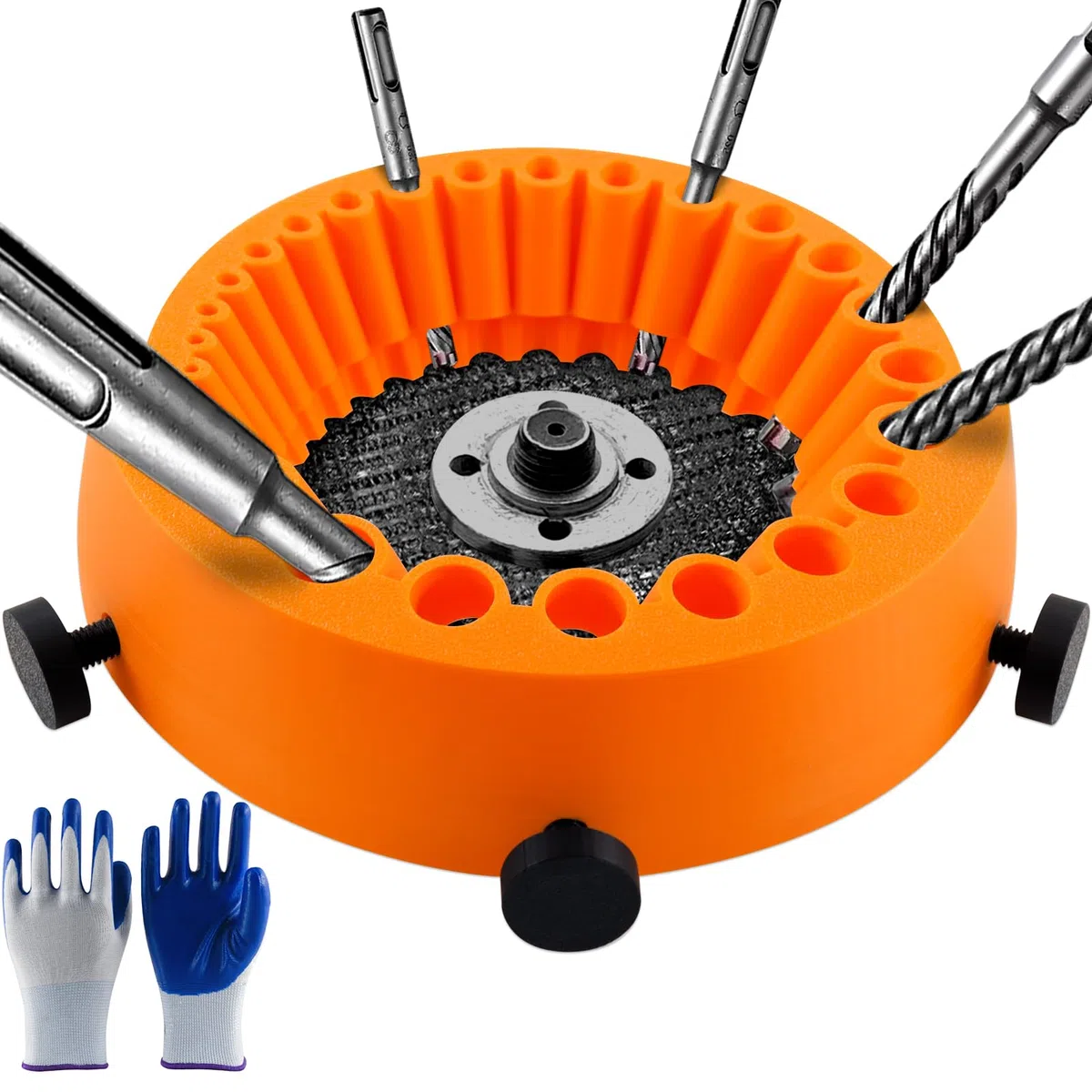 Universal Bohrerschleifgerät Set Mit Handschuhe Bohrerschärfgerät Bohrer Schleifen Vorrichtung 2 Bis 13 mm Bohrer Zum Schleifen 125 mm Für Heimwerker & Profis