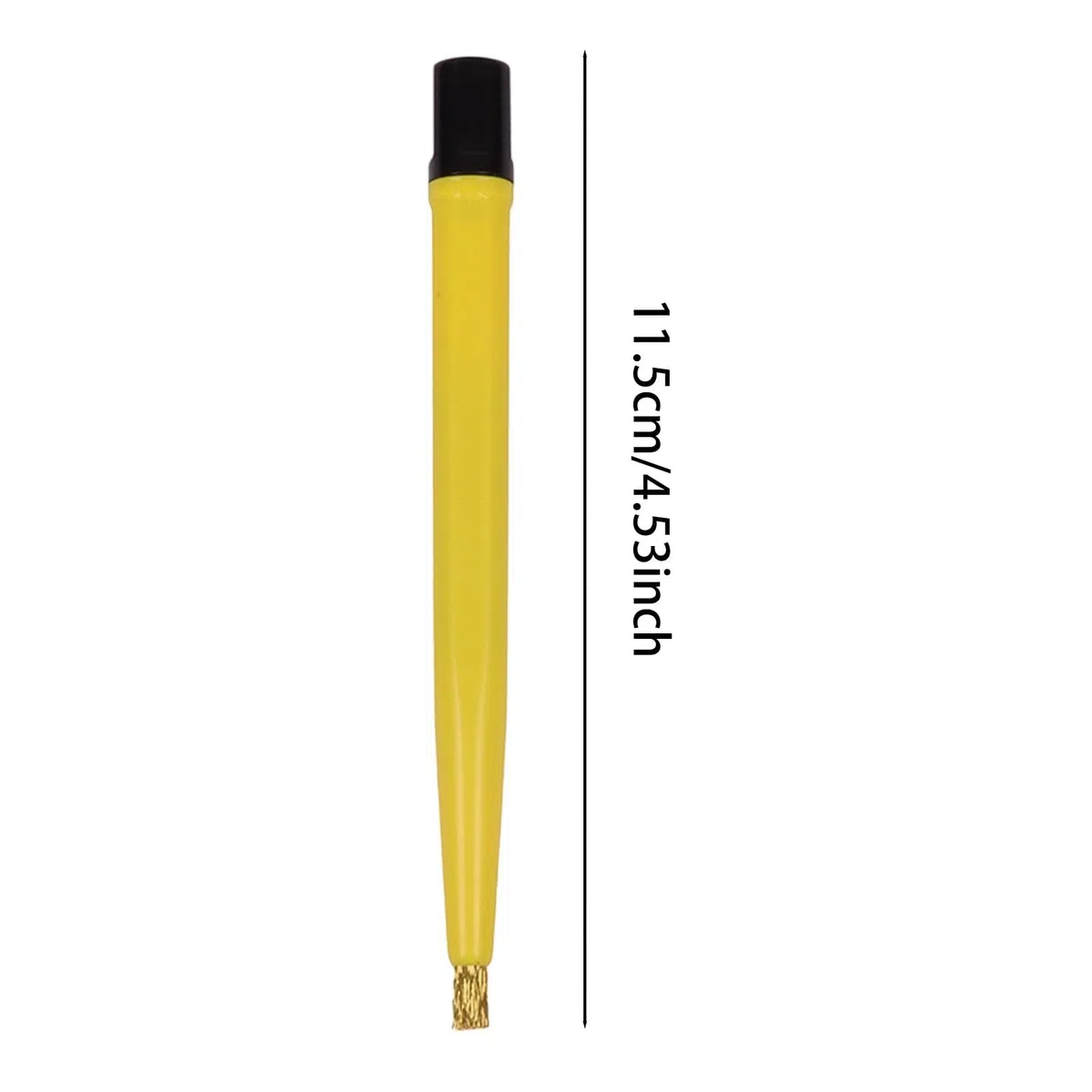 8 Stück Fiberglas Kratzbürste Stift Reinigungspinsel Schmuck Polierbürste Uhrmacher Werkzeug Präzise Ausführung Flexibel Anwendbar für Feine Reparatur, 1 Stück Kupferbürste