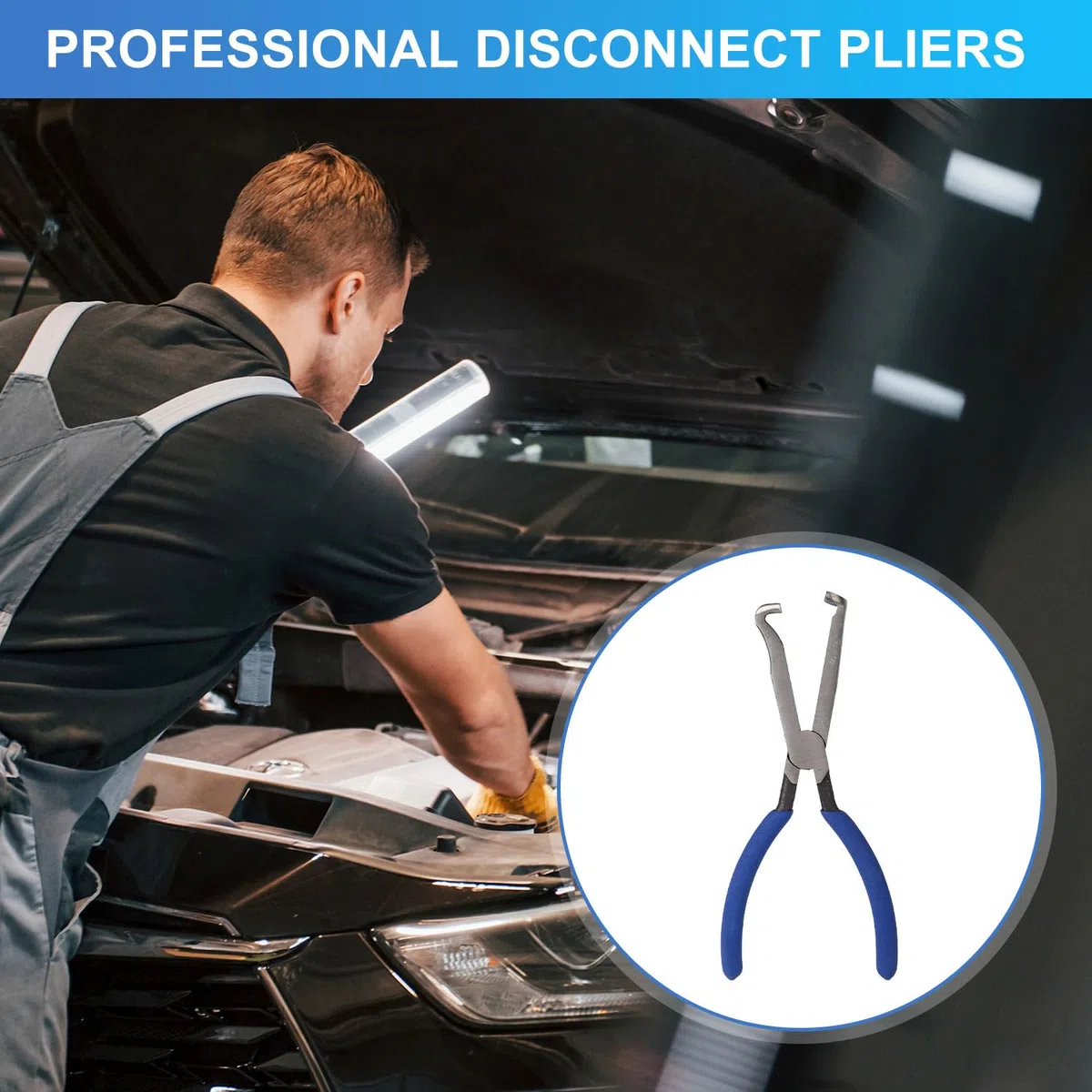 Gosknor 2st Elektrische Trennzange fürs Auto, Electrical Disconnect Pliers Metall Electrical Connector Pliers Kfz-Schlauchtrennwerkzeug für Stecker mit Drucklasche