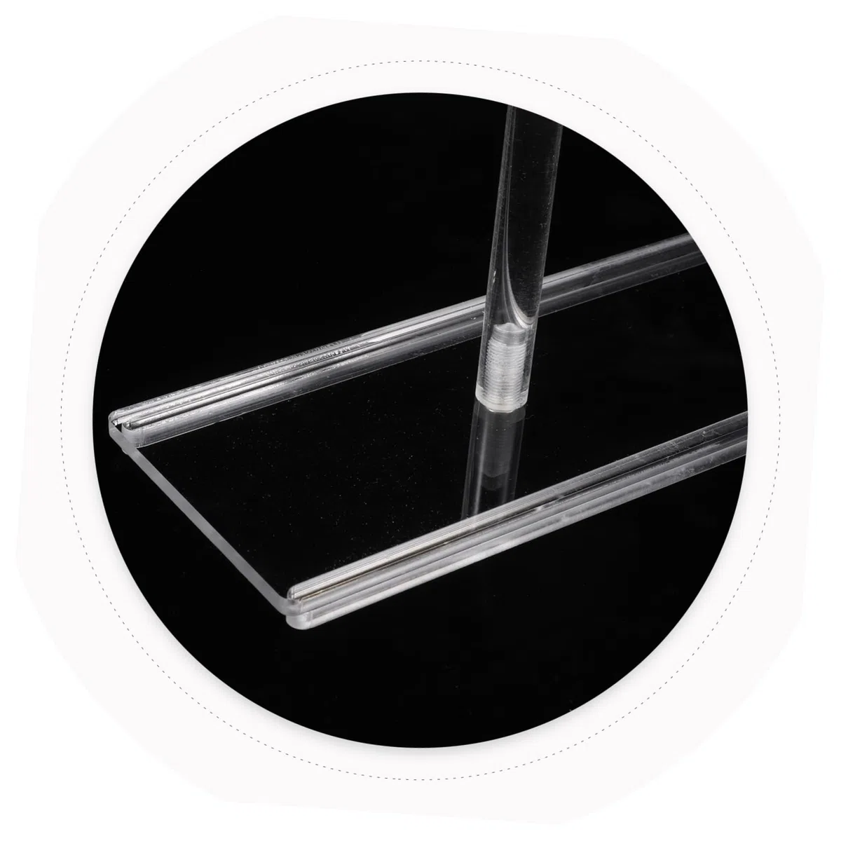 KICHOUSE Labor Trichterständer 4 Loch 250 Ml Aus Acryl Stabiler Trichterhalter Für Schullabor Und Laborbedarf