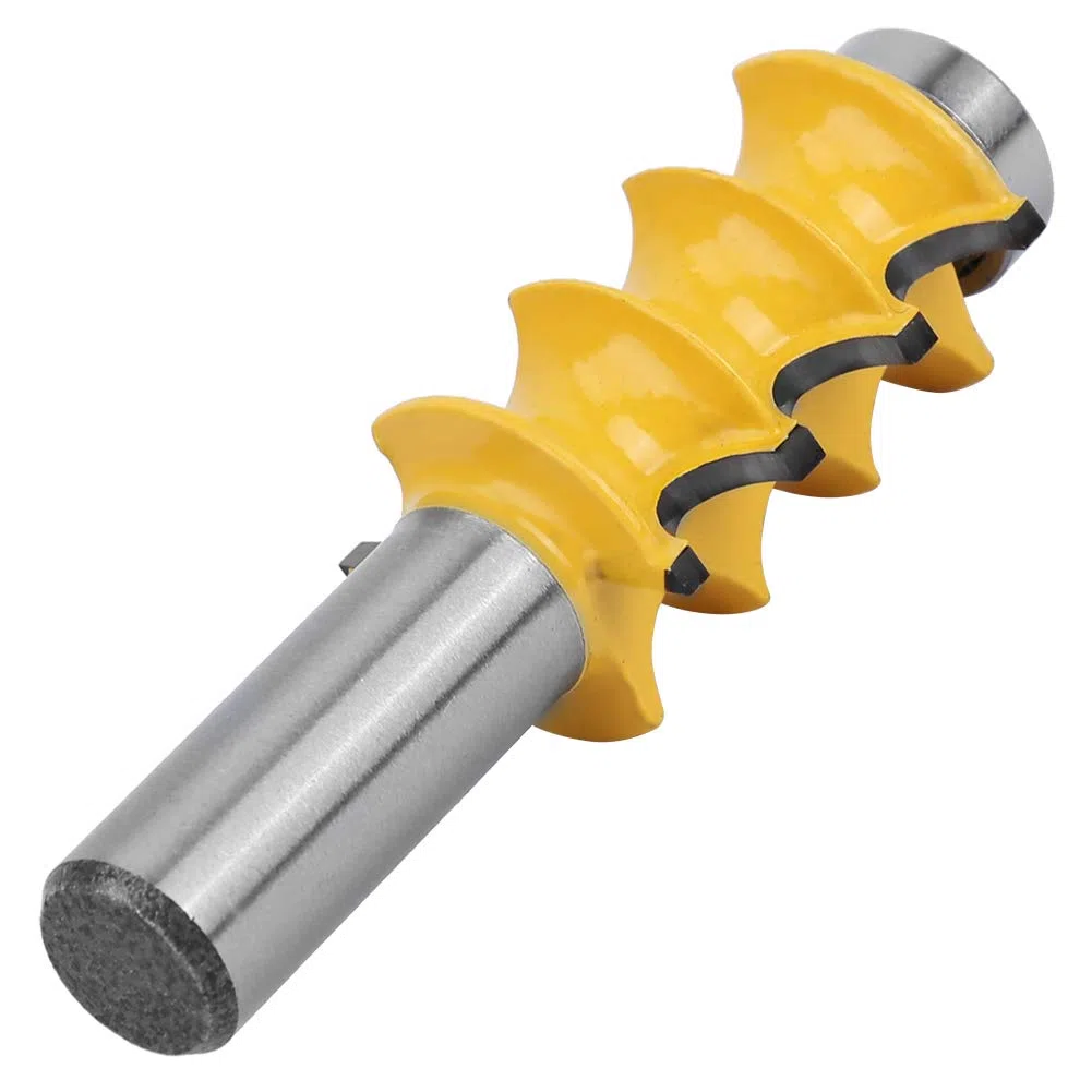 Fräser-Set, Perlenform-Fräser, 3/16 Zoll Radius, Dreifacher Perlen-Zierleisten-Fräser, 1/2 Zoll Schaft, Holzbearbeitungswerkzeug